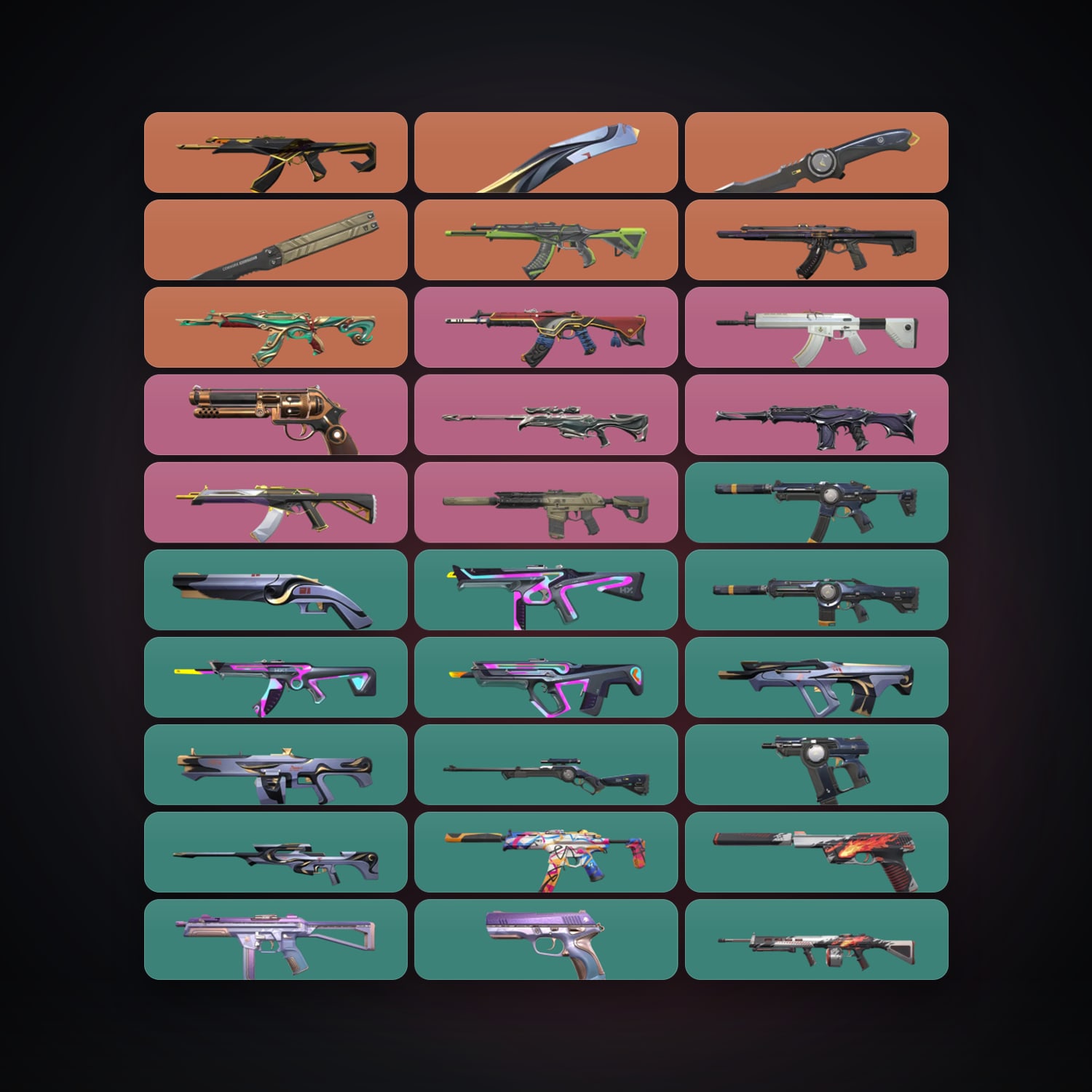 BR Silver 3 locker — 3 knives, 48 skins, lvl 94 — HabibiAccounts