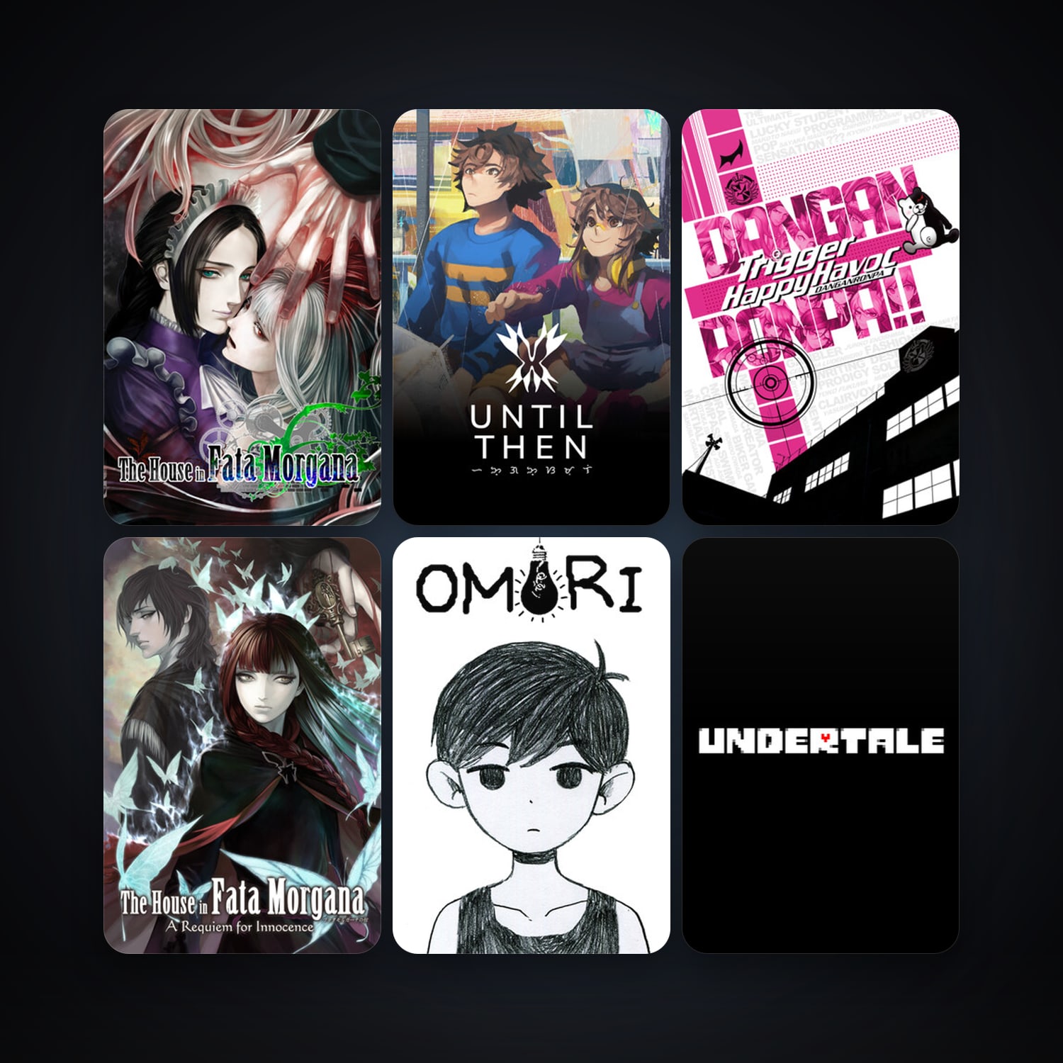 The House in Fata Morgana + Undertale, 14 games, clean — HabibiAccounts