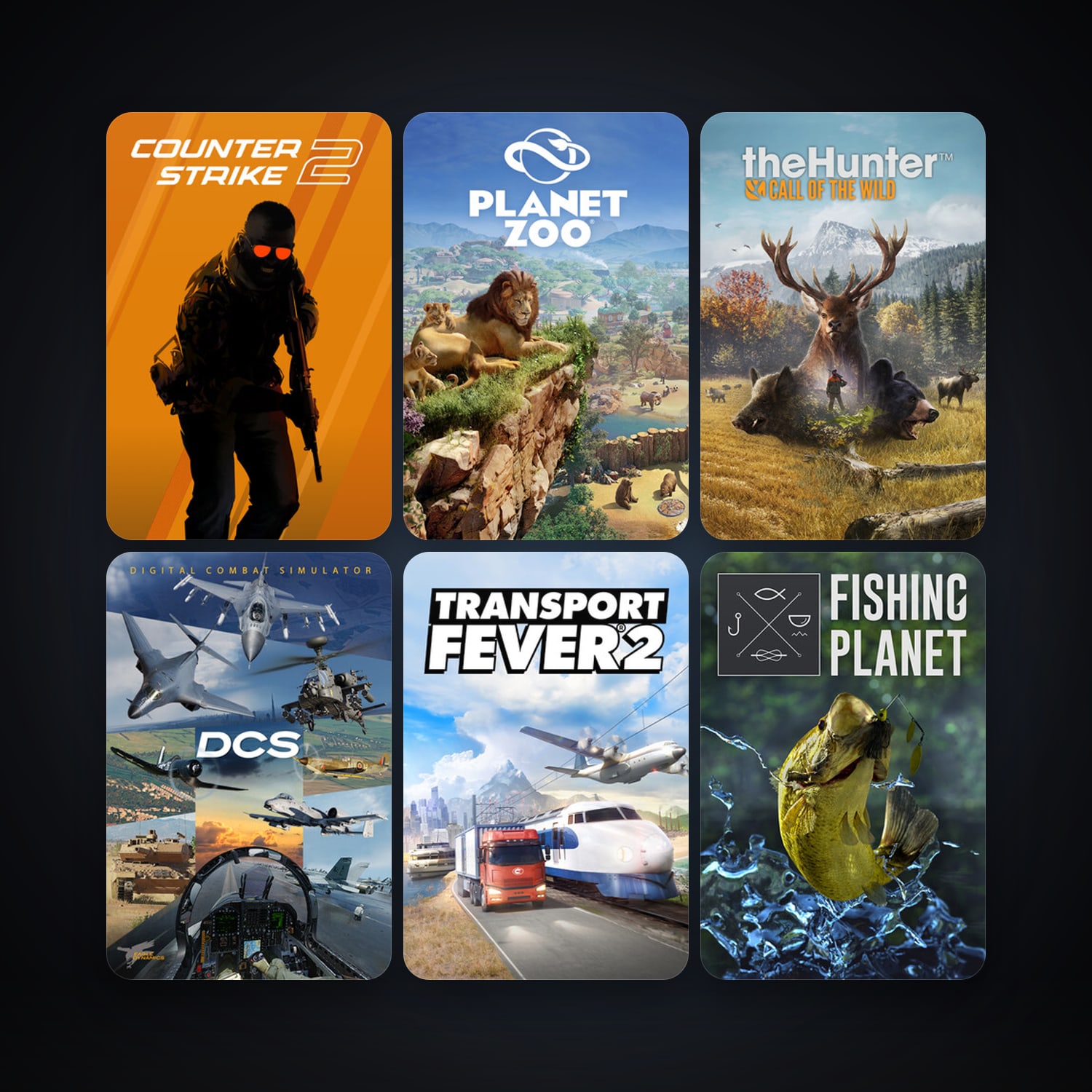 CS2 Prime + DCS World Steam Edition, 9 games, clean — HabibiAccounts