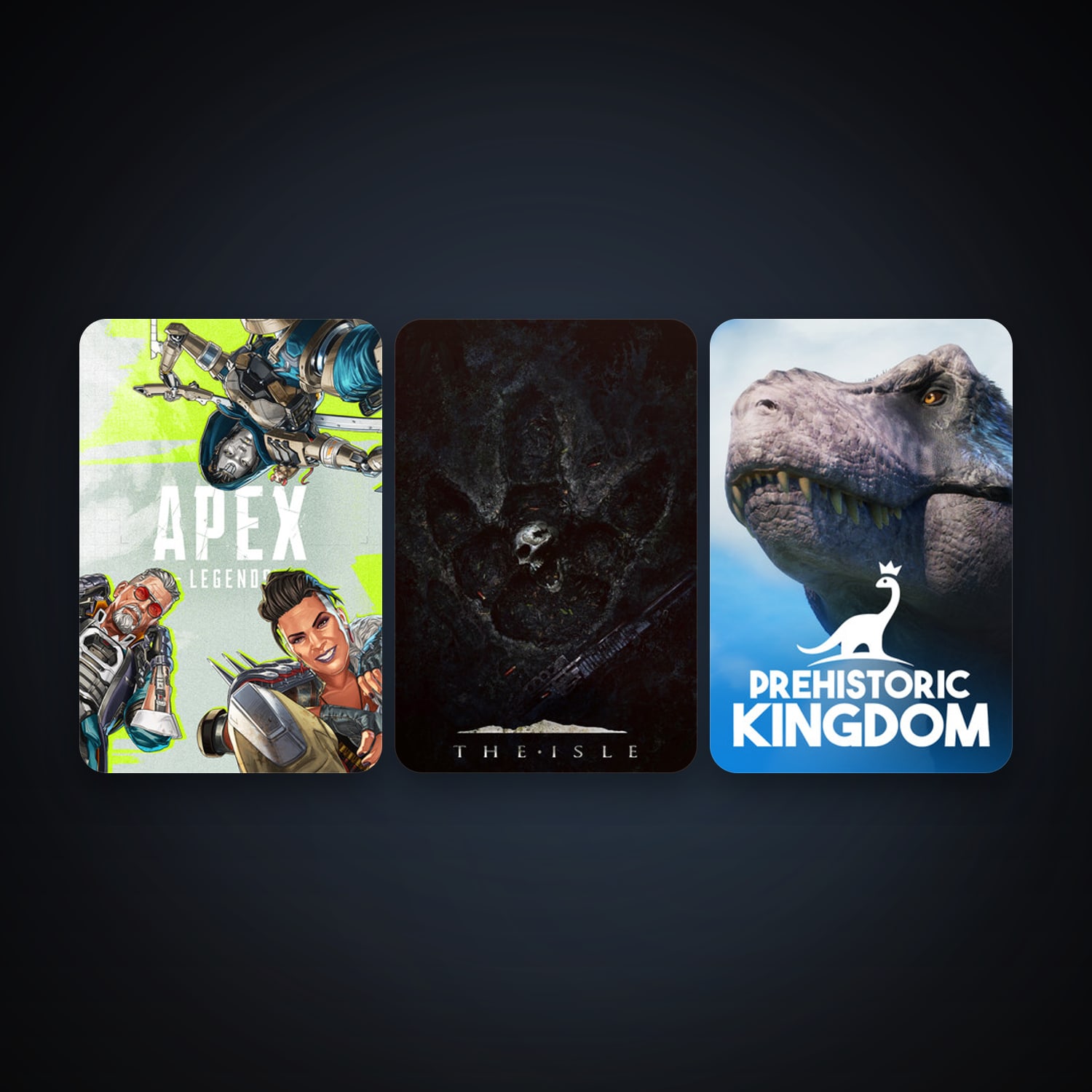 The Isle + Prehistoric Kingdom, 6 games, clean — HabibiAccounts