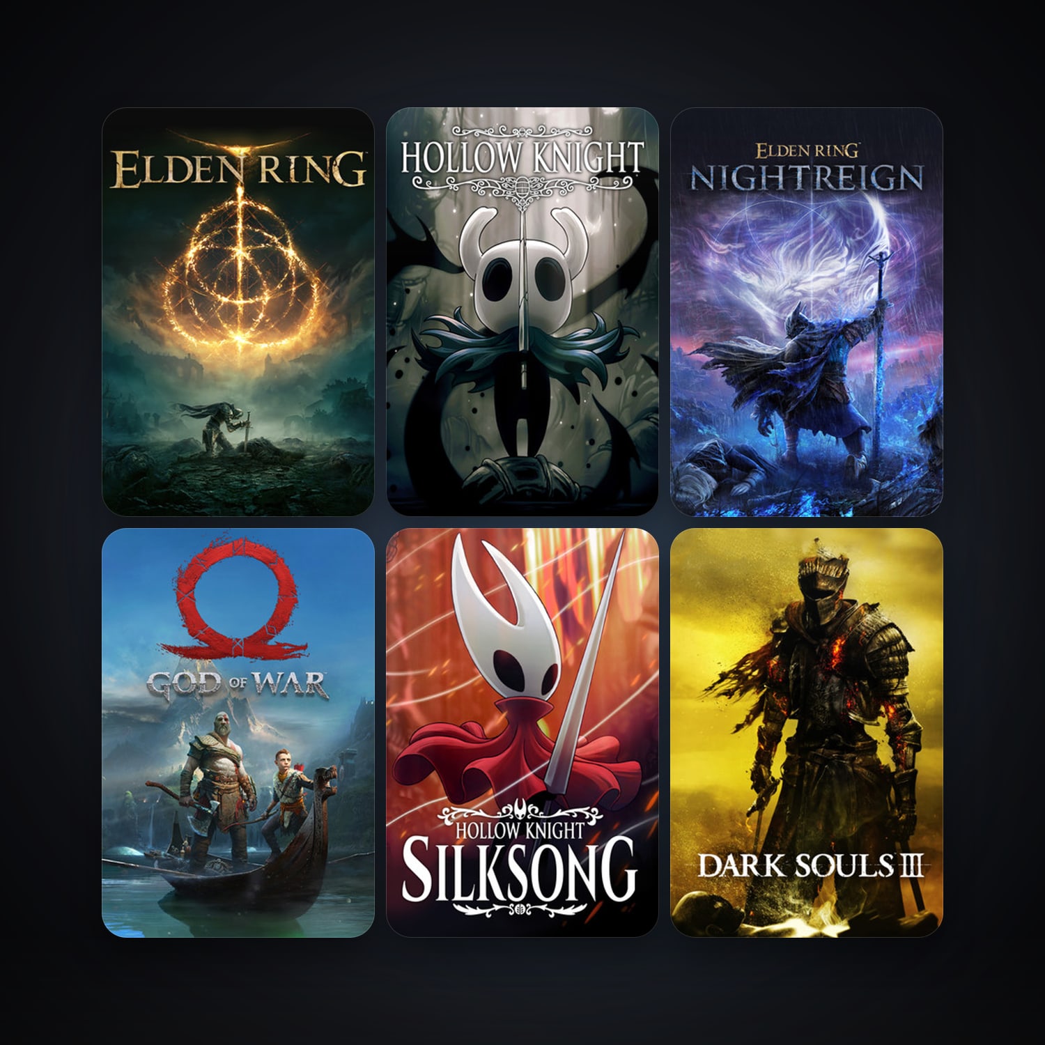 Hollow Knight + DARK SOULS III, 45 games, Steam 20, clean — HabibiAccounts