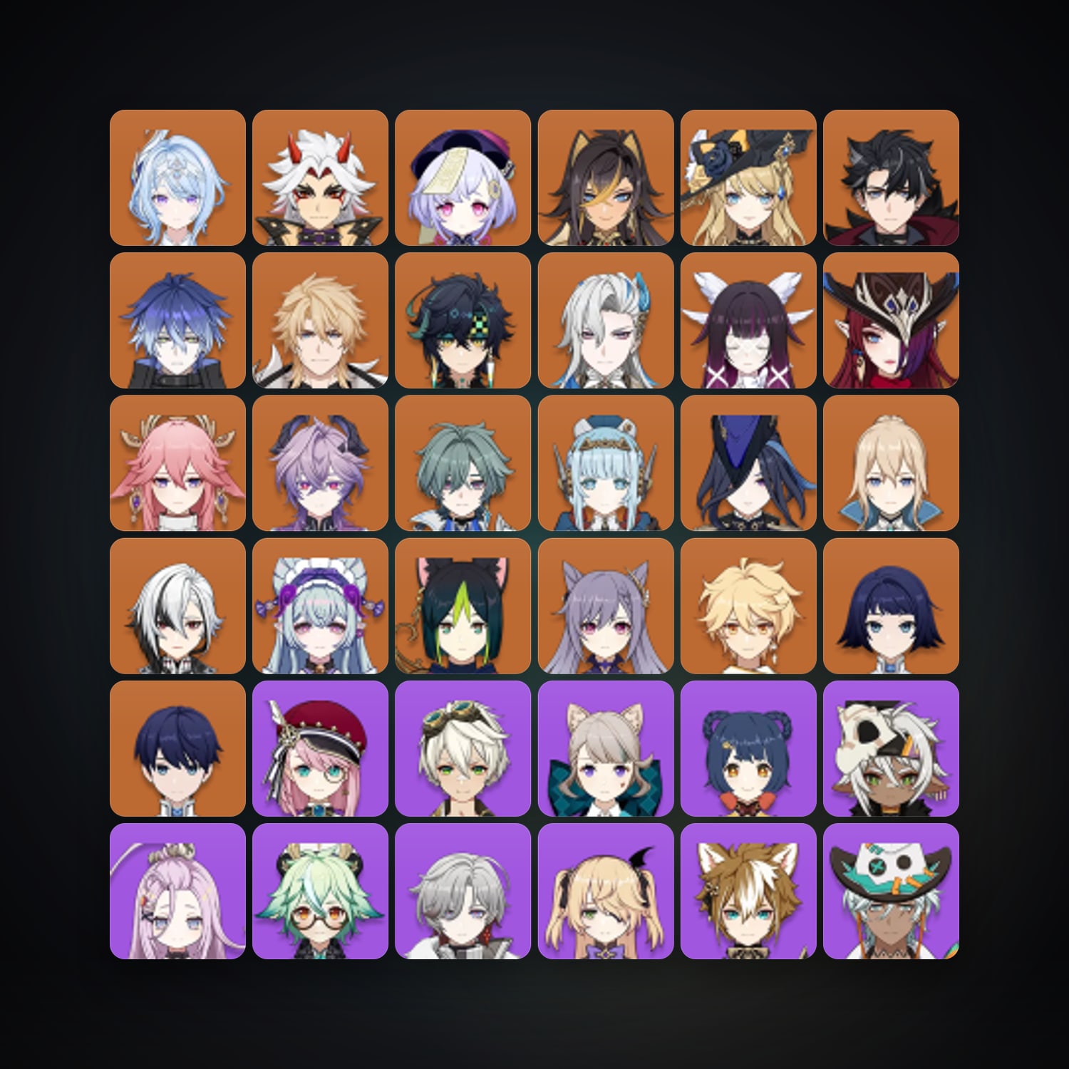 Genshin Impact | AR 59 | 69 Chars | 22× 5★ — Genshin / miHoYo Account — HabibiAccounts