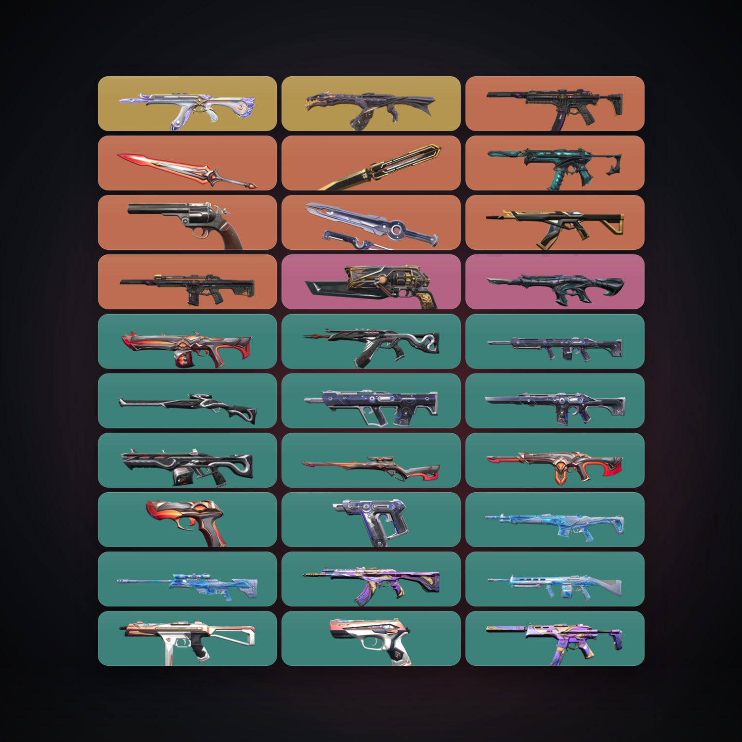 AP Silver 1 locker — 3 knives, 46 skins, lvl 106 — HabibiAccounts
