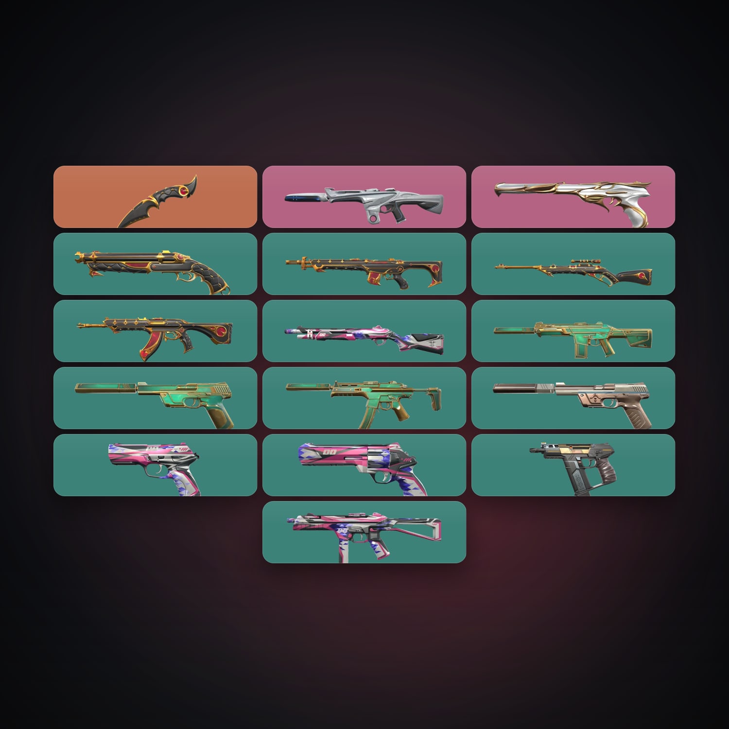 AP Gold 1 locker — 1 knives, 18 skins, lvl 68 — HabibiAccounts