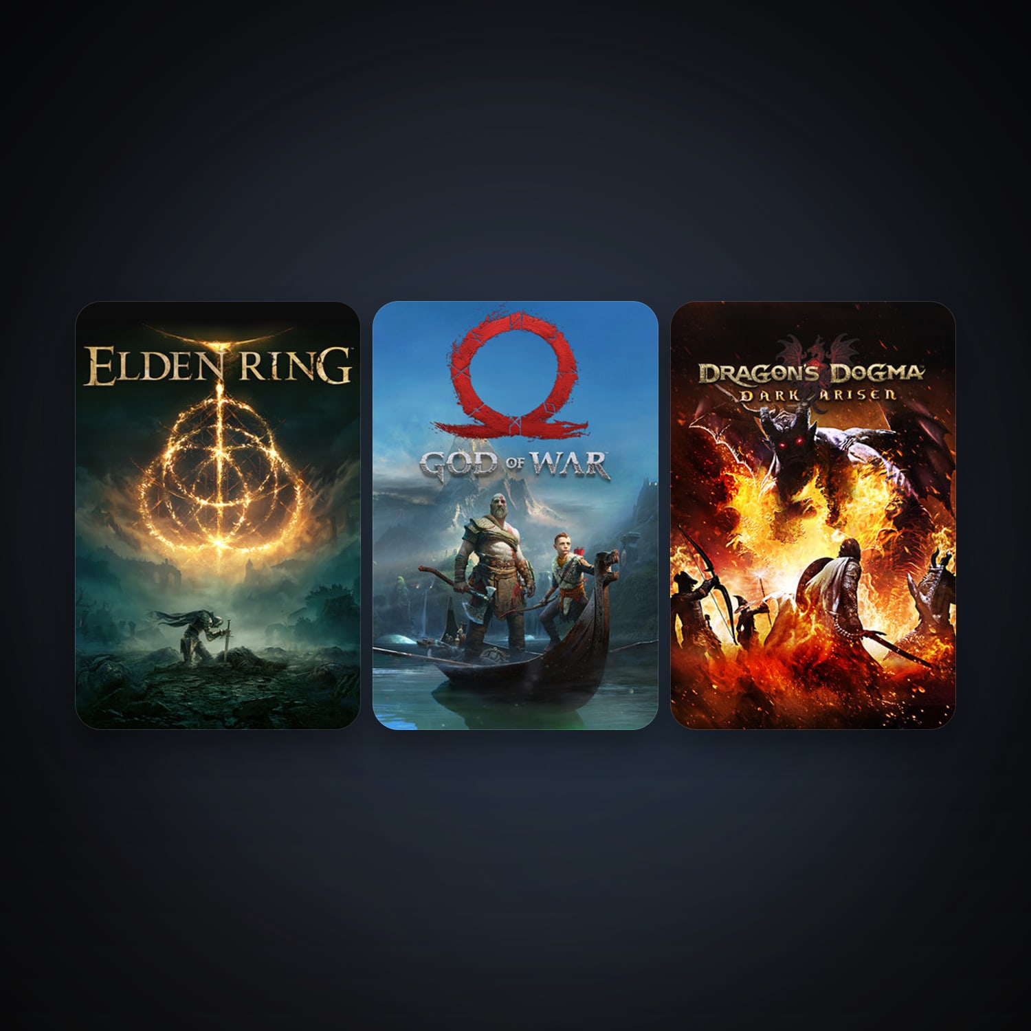 Dragon's Dogma: Dark Arisen + ELDEN RING, 3 games, clean — HabibiAccounts