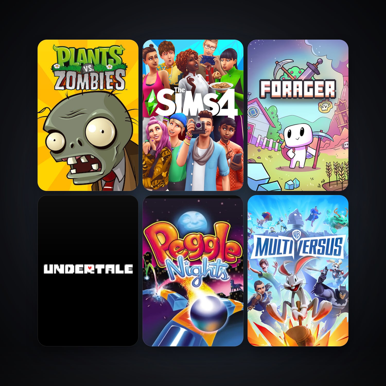 Peggle Nights + Plants vs. Zombies GOTY Edition, 31 games, clean — HabibiAccounts