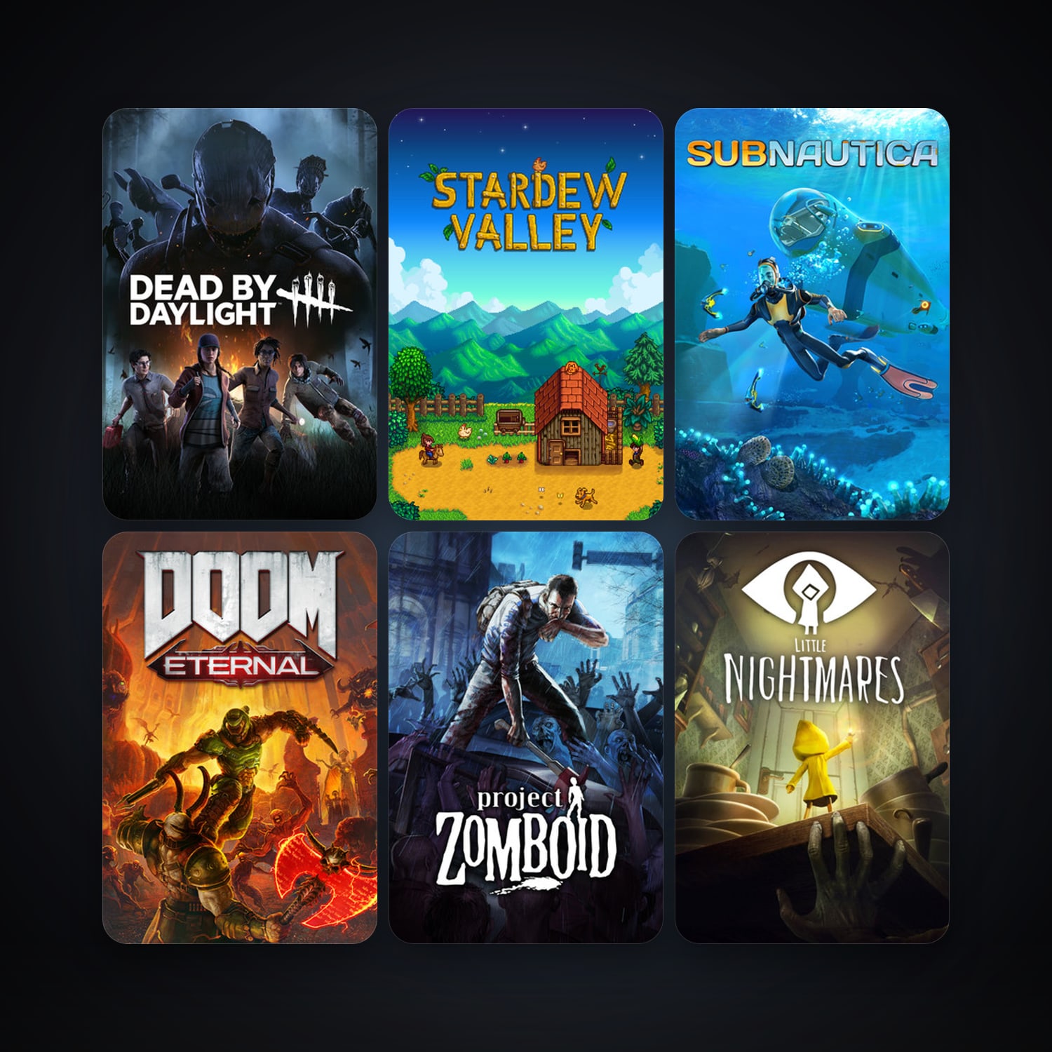 Project Zomboid + Subnautica, 13 games, clean — HabibiAccounts