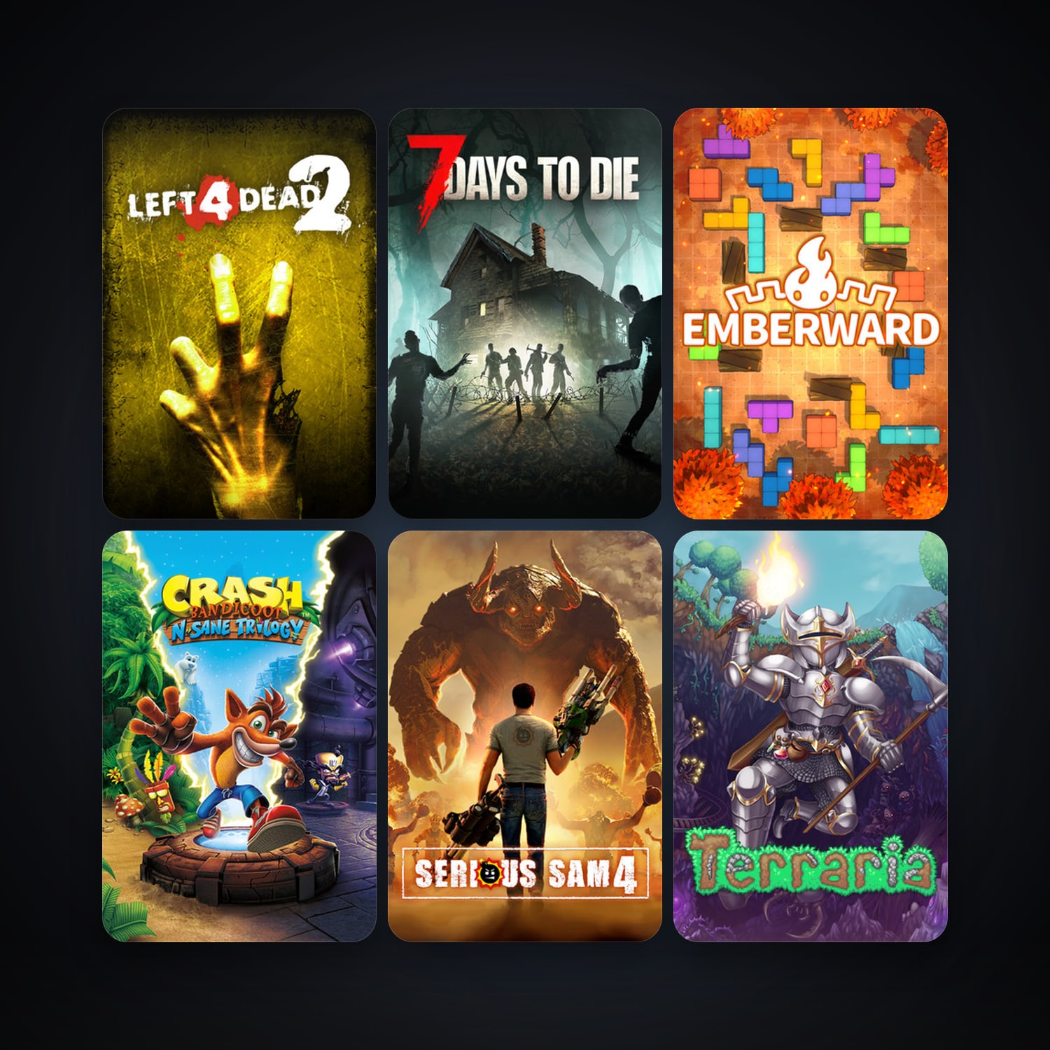 Left 4 Dead 2 + Terraria, 527 games, Steam 66, clean — HabibiAccounts