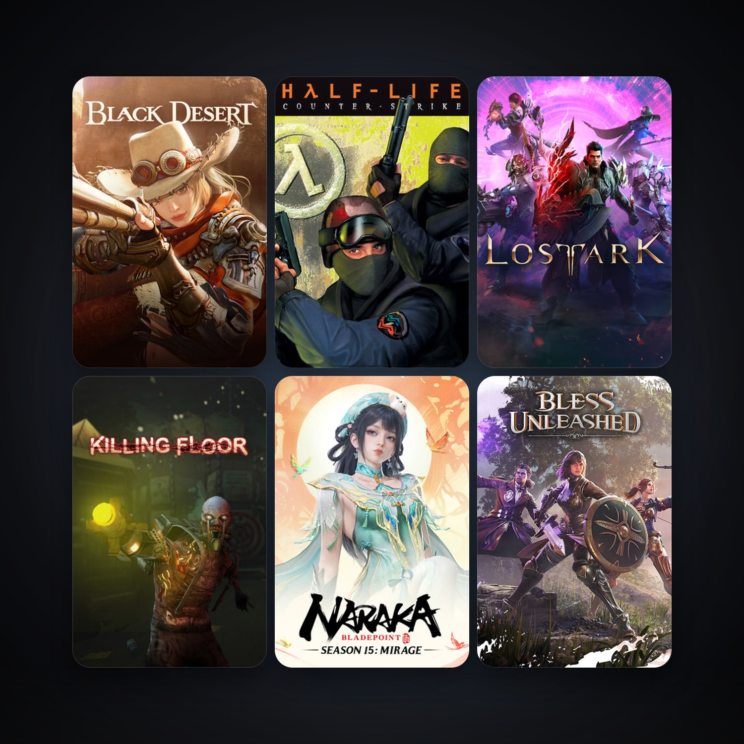 Counter-Strike + Killing Floor, 54 games, Steam 10, clean — HabibiAccounts