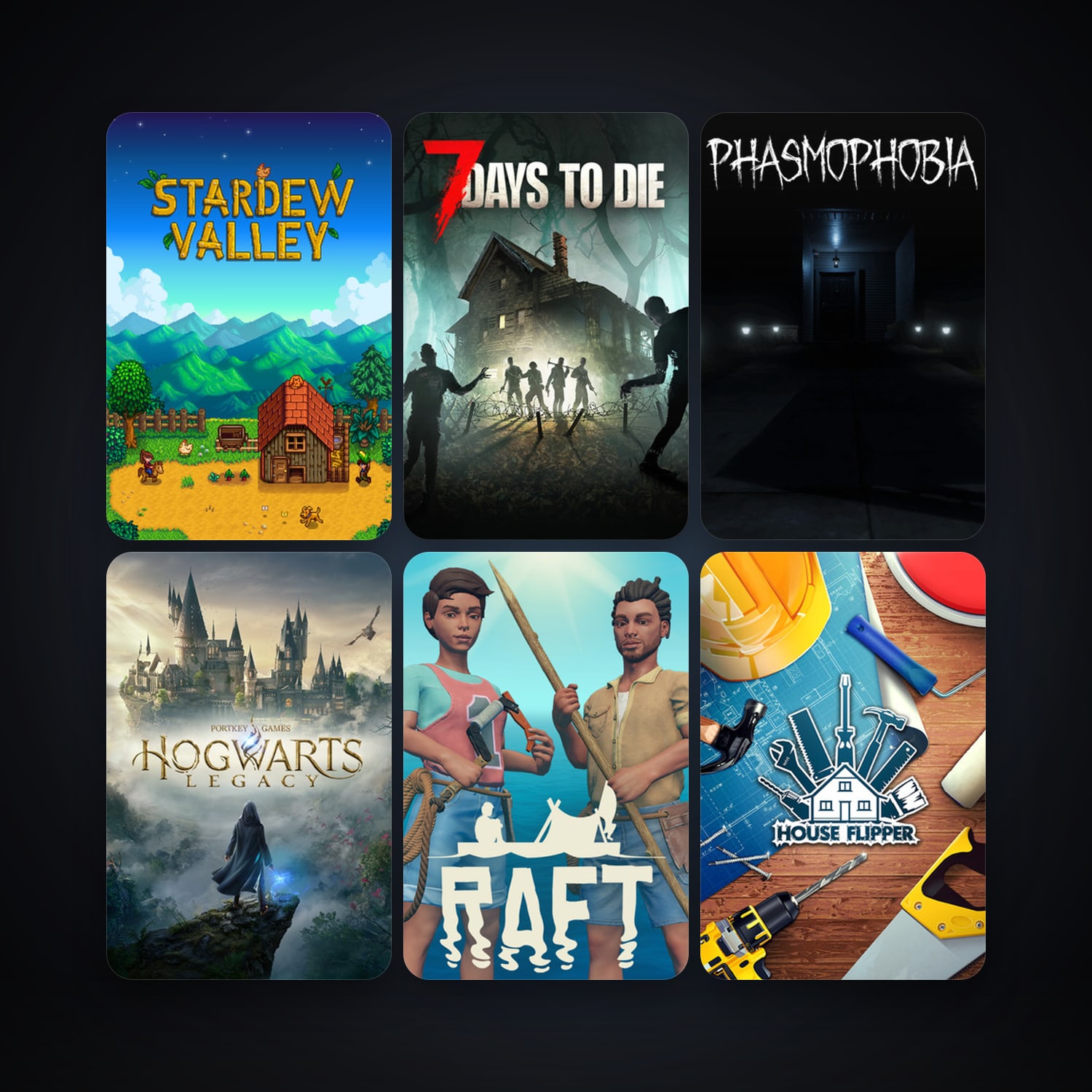 7 Days to Die + Stardew Valley, 27 games, clean — HabibiAccounts