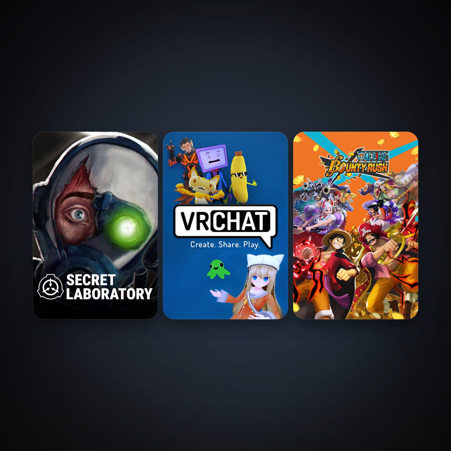 VRChat + SCP: Secret Laboratory, 4 games, clean — HabibiAccounts