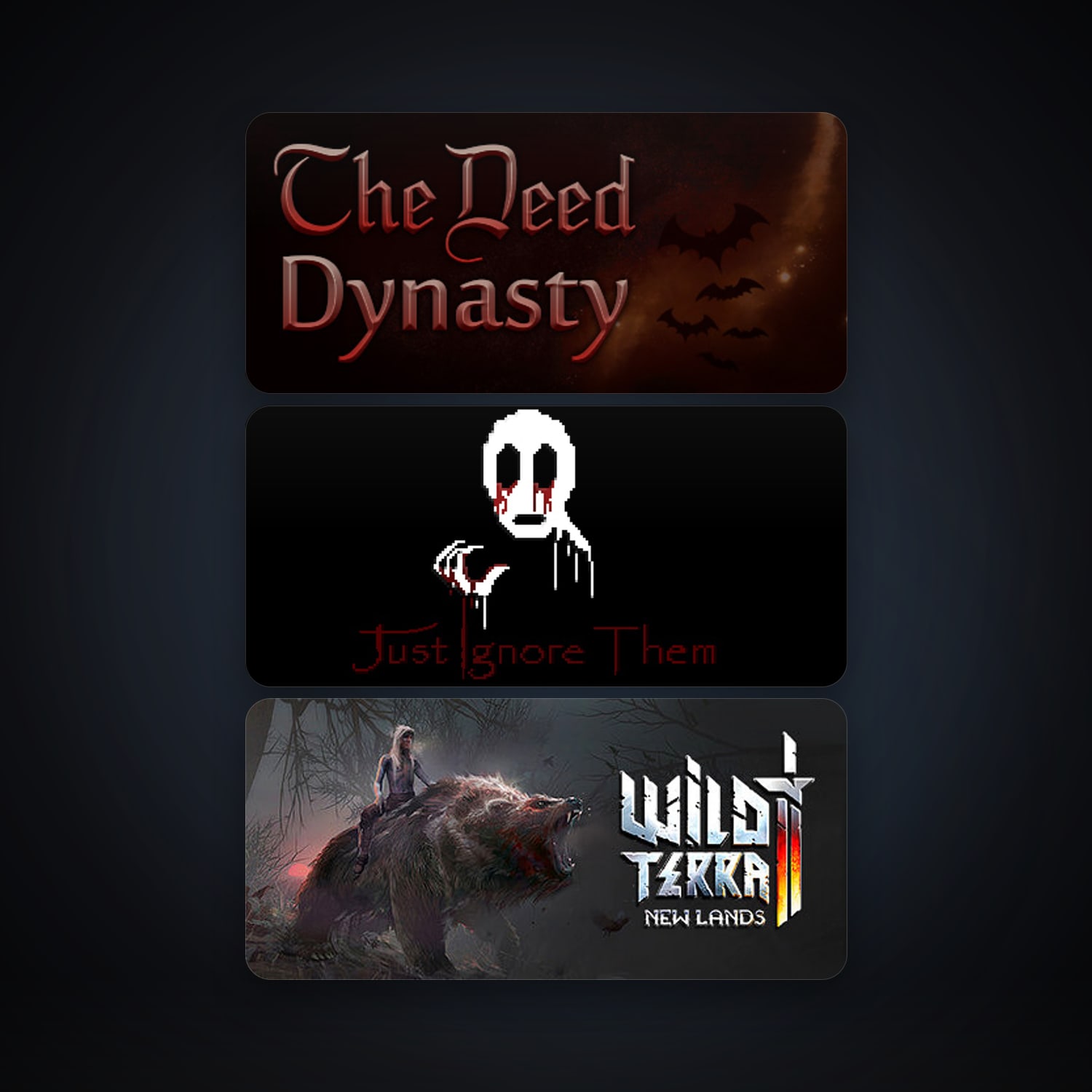 The Deed: Dynasty + Just Ignore Them, 3 games, clean — HabibiAccounts