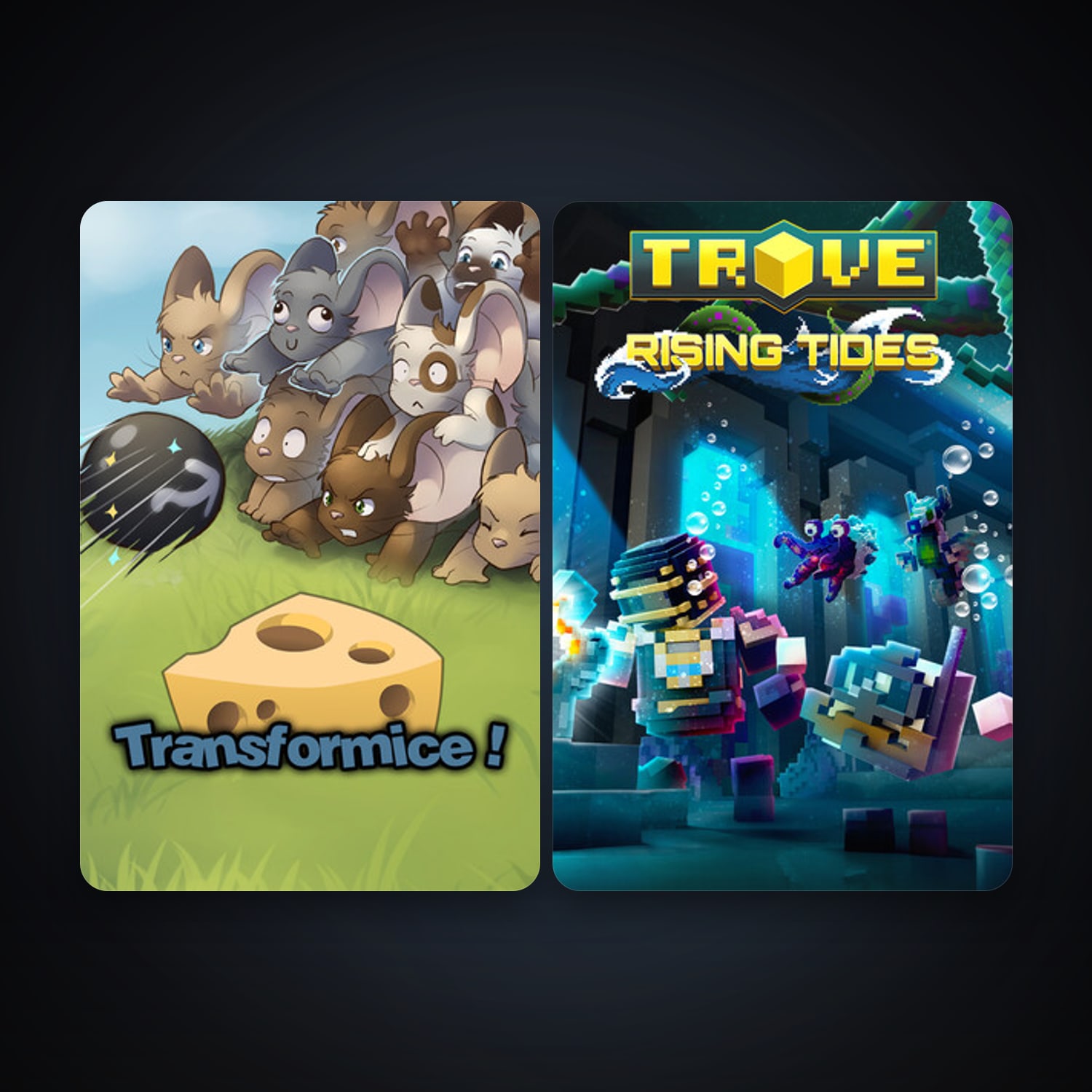Trove + Transformice, 4 games, clean — HabibiAccounts