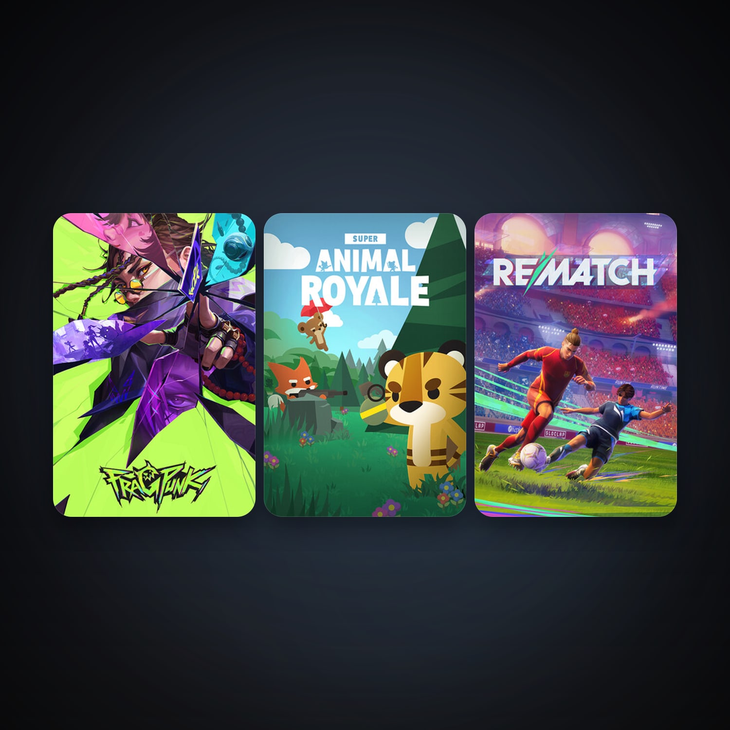 Super Animal Royale + REMATCH, 9 games, clean — HabibiAccounts