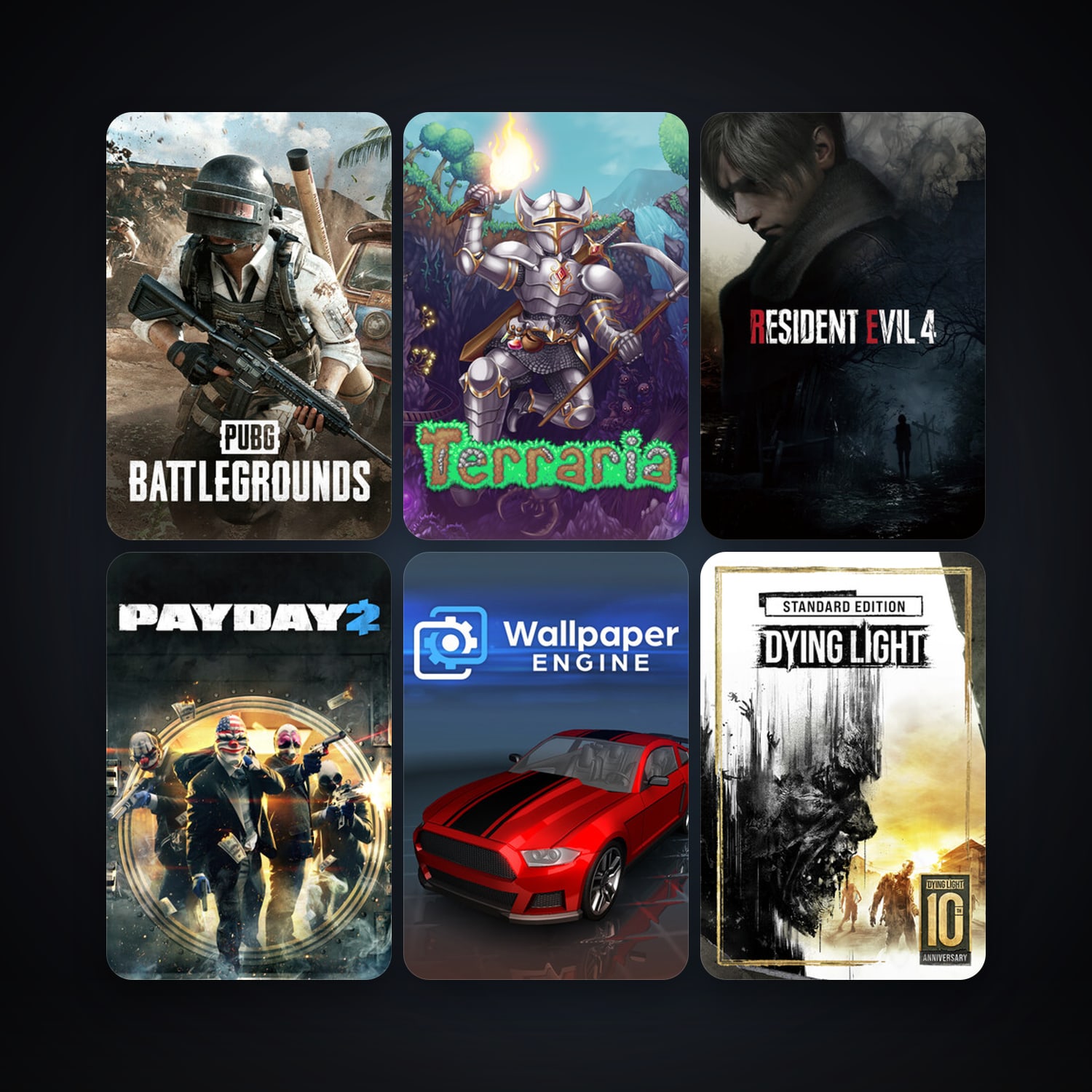 Terraria + PAYDAY 2, 43 games, clean — HabibiAccounts