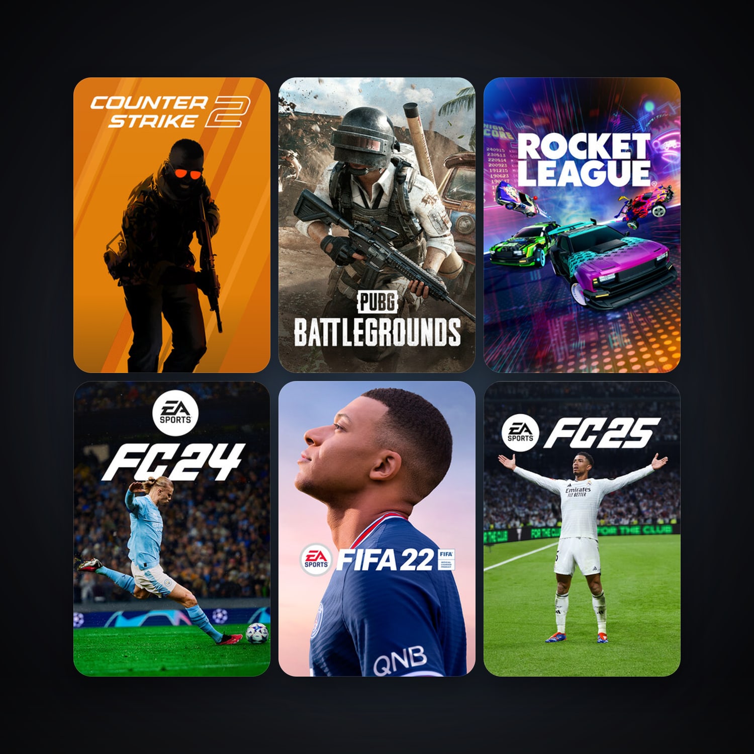 CS2 Prime + Euro Truck Simulator 2, 64 games, Steam 12, clean — HabibiAccounts