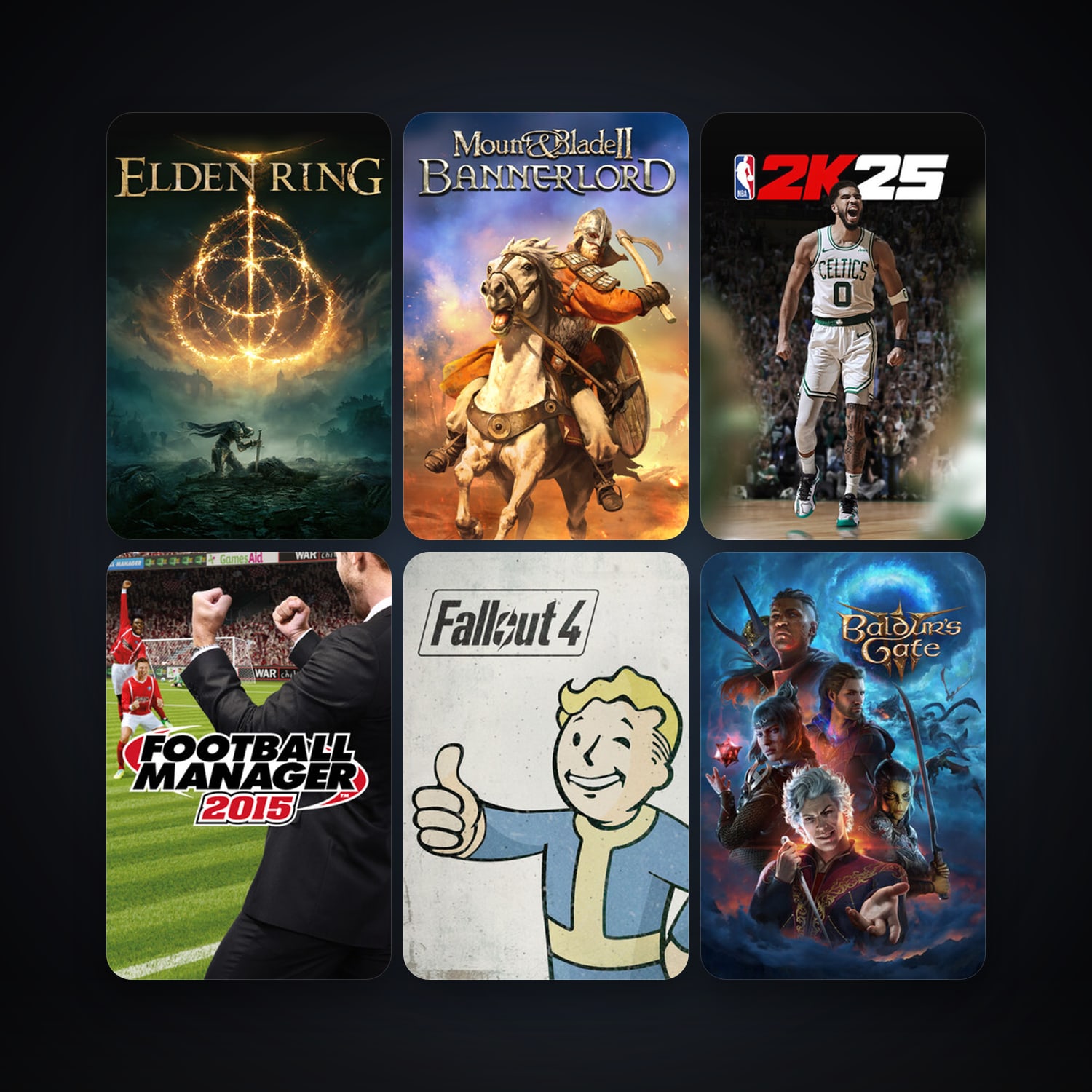 Mount & Blade II: Bannerlord + Football Manager 2015, 134 games, Steam 10, clean — HabibiAccounts