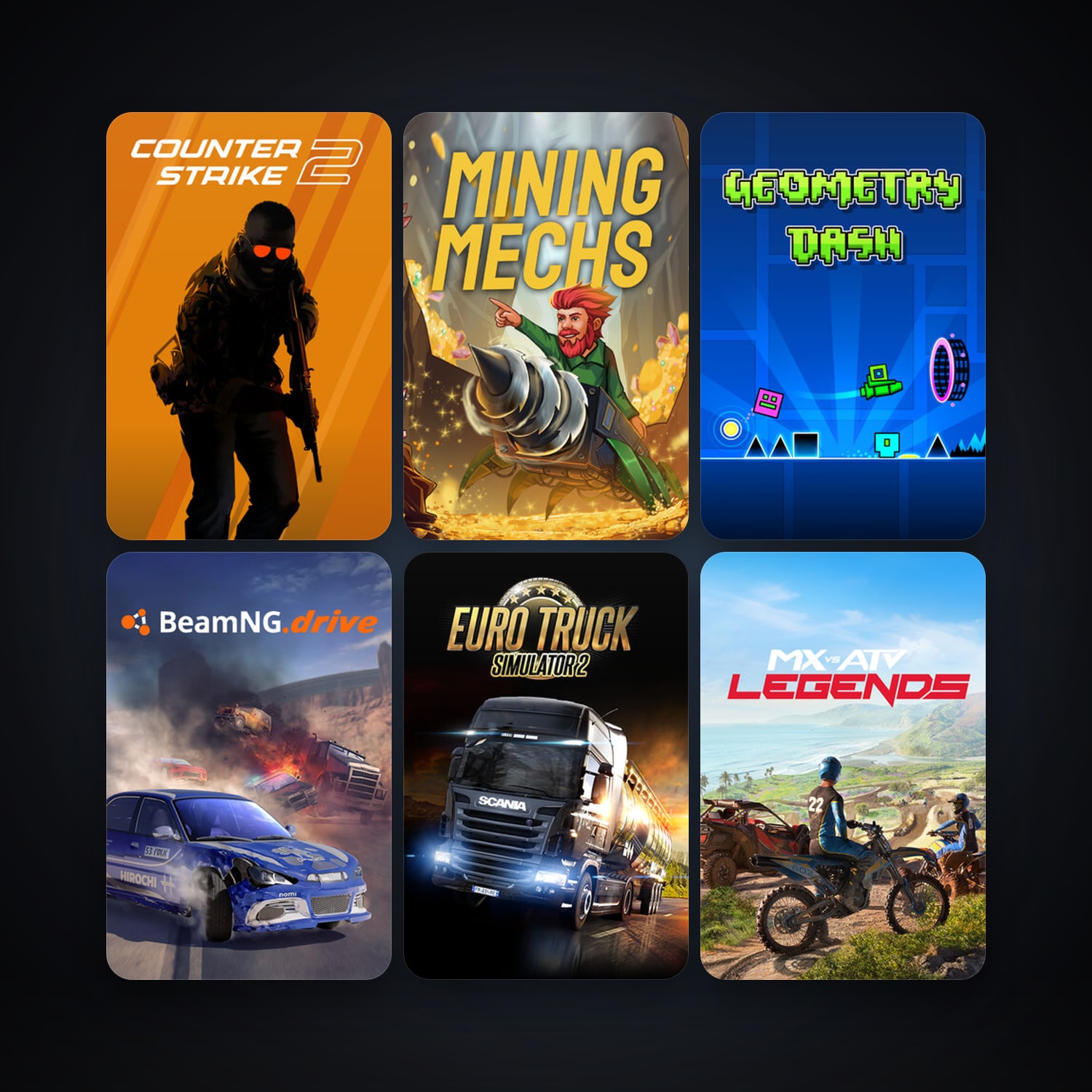 CS2 Prime + Euro Truck Simulator 2, 11 games, clean — HabibiAccounts