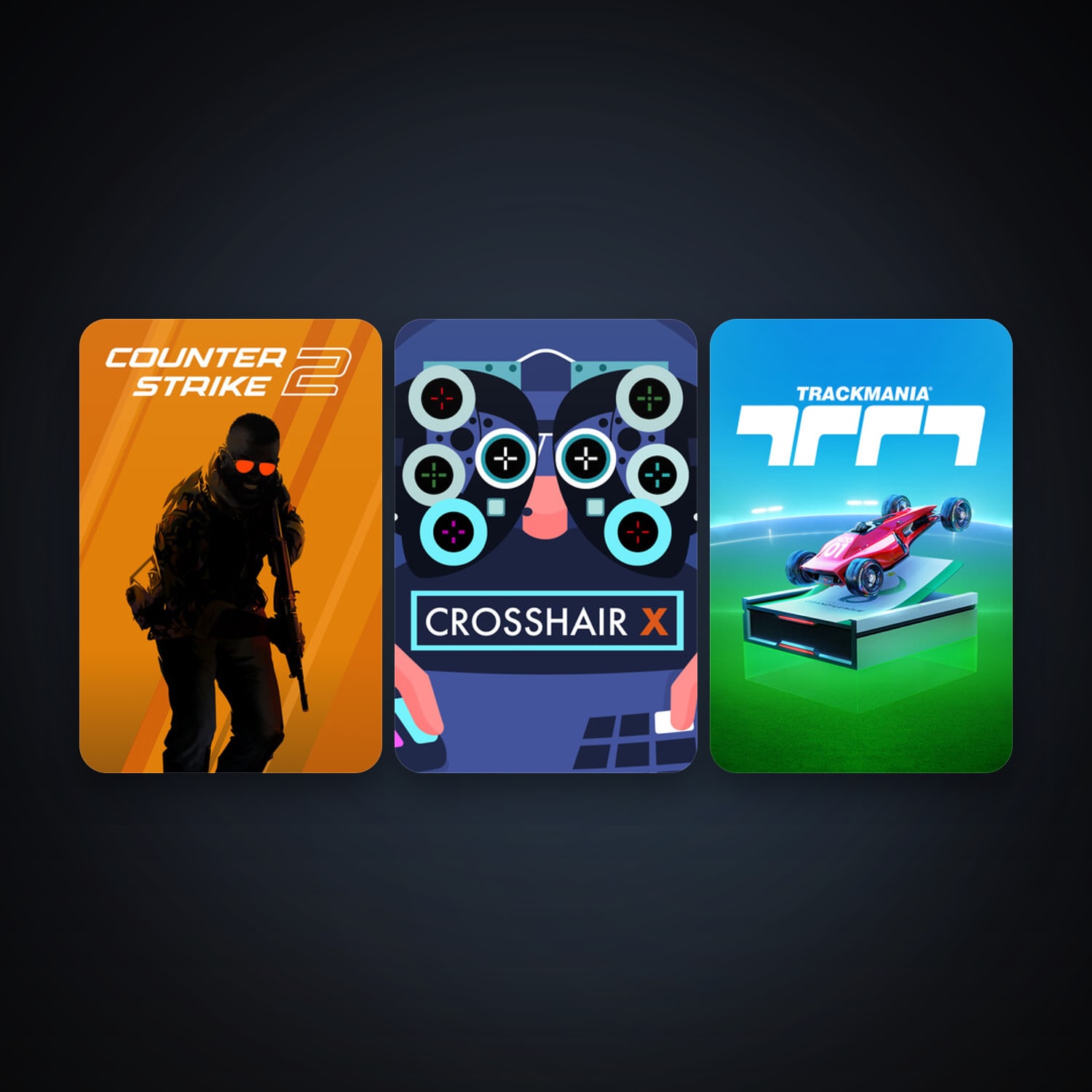 CS2 Prime + Crosshair X, 3 games, Steam 10, clean — HabibiAccounts