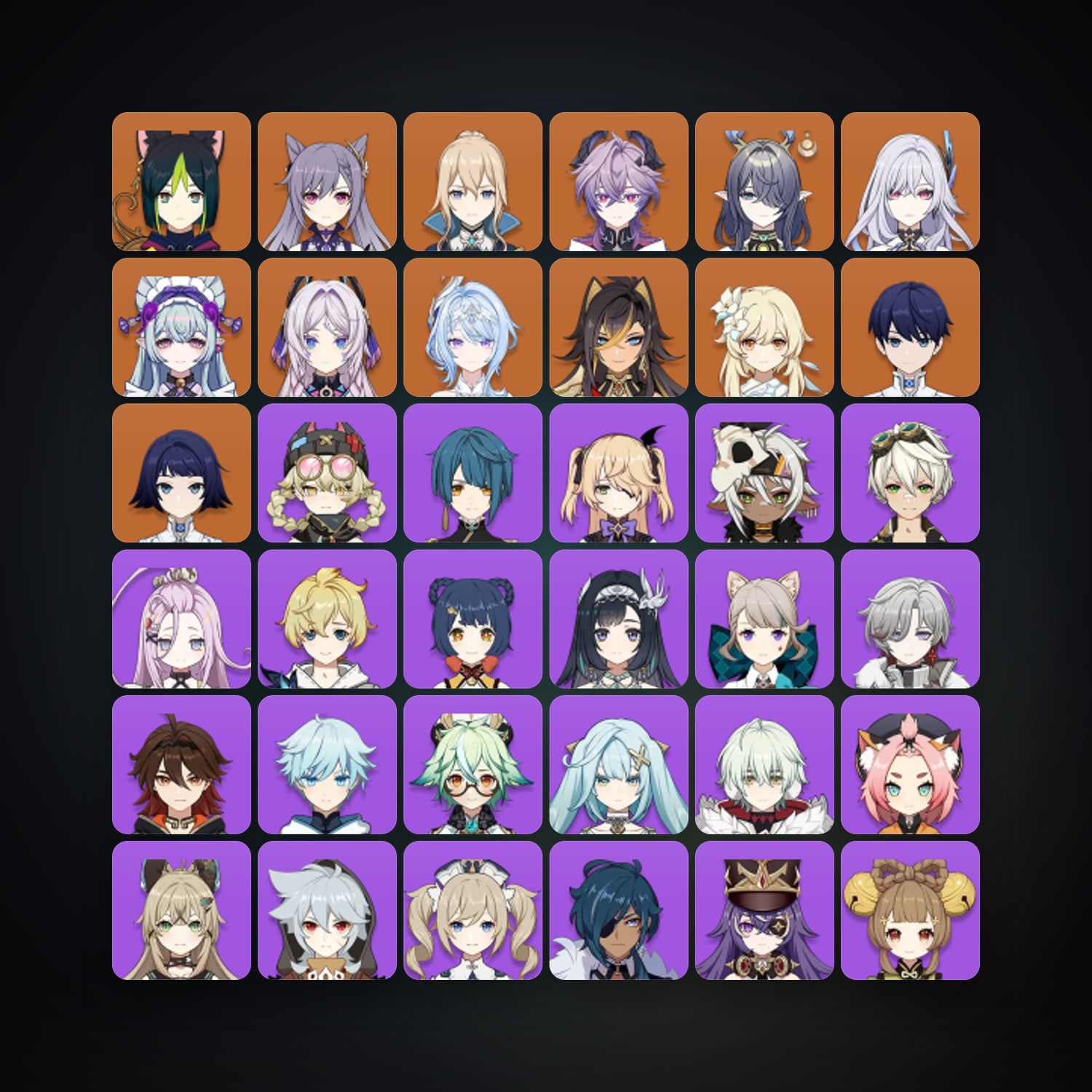 Genshin Impact | AR 58 | 54 Chars | 10× 5★ — Genshin / miHoYo Account — HabibiAccounts