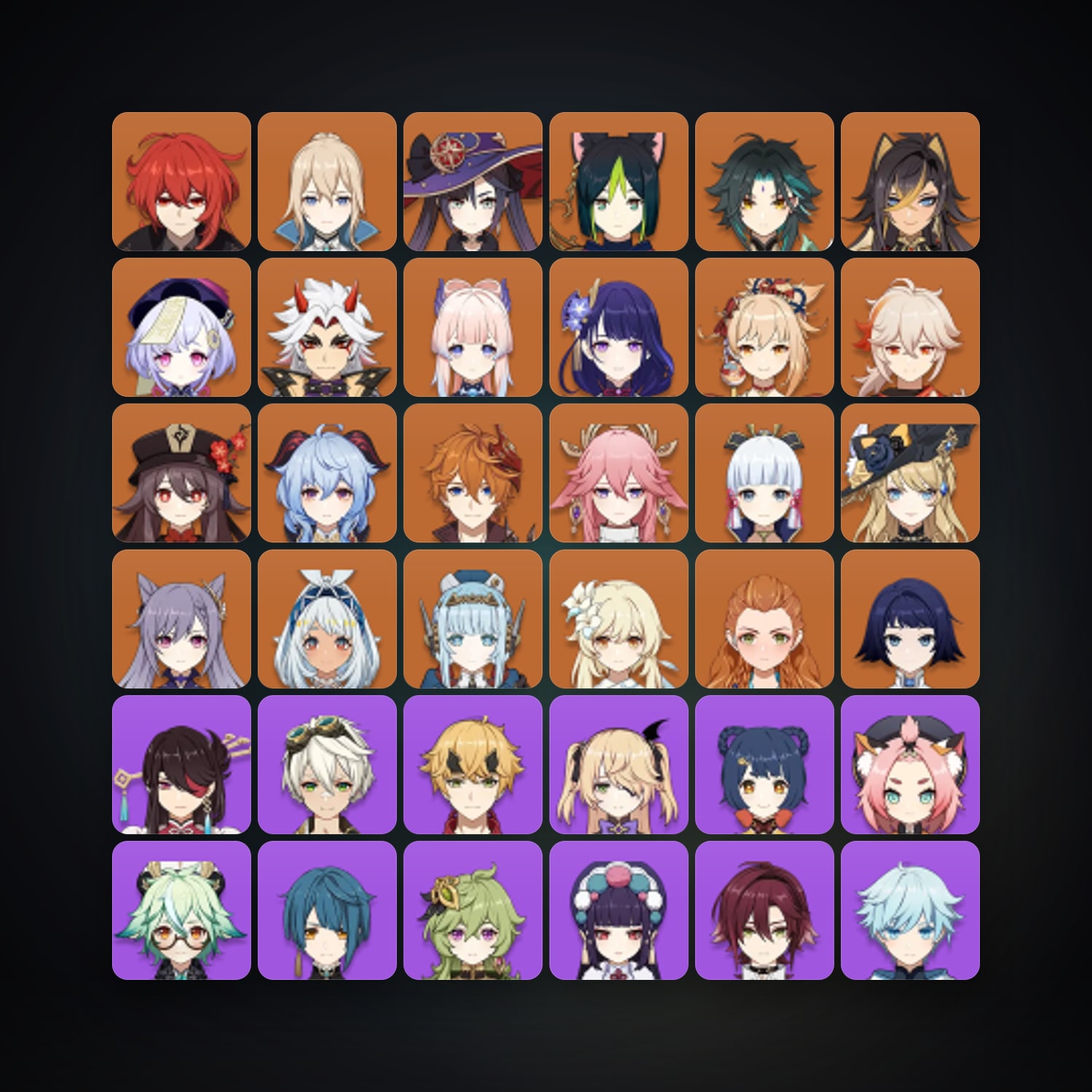 Genshin Impact | AR 60 | 66 Chars | 21× 5★ — Genshin / miHoYo Account — HabibiAccounts