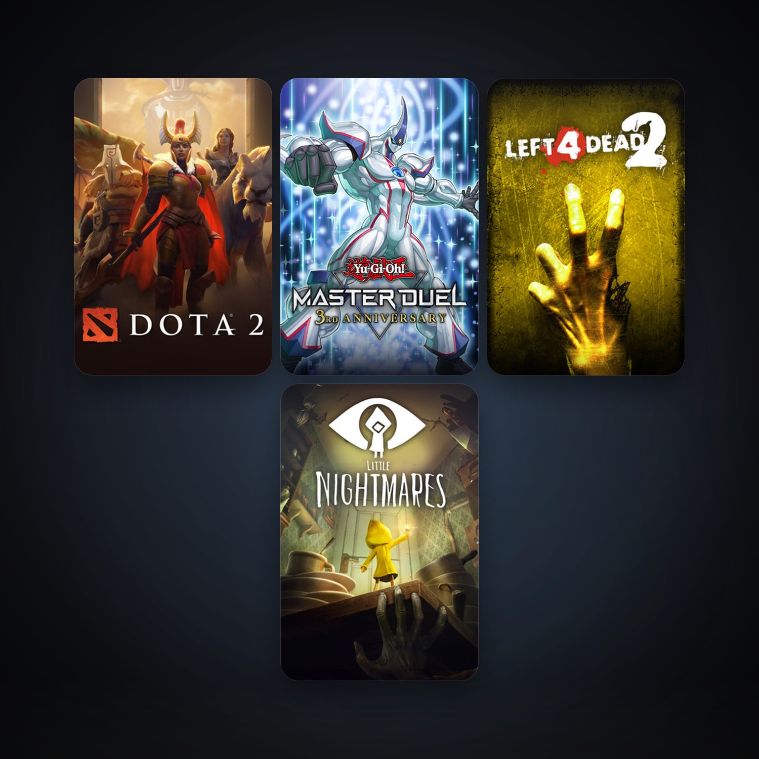 Left 4 Dead 2 + Dota 2, 8 games, clean — HabibiAccounts