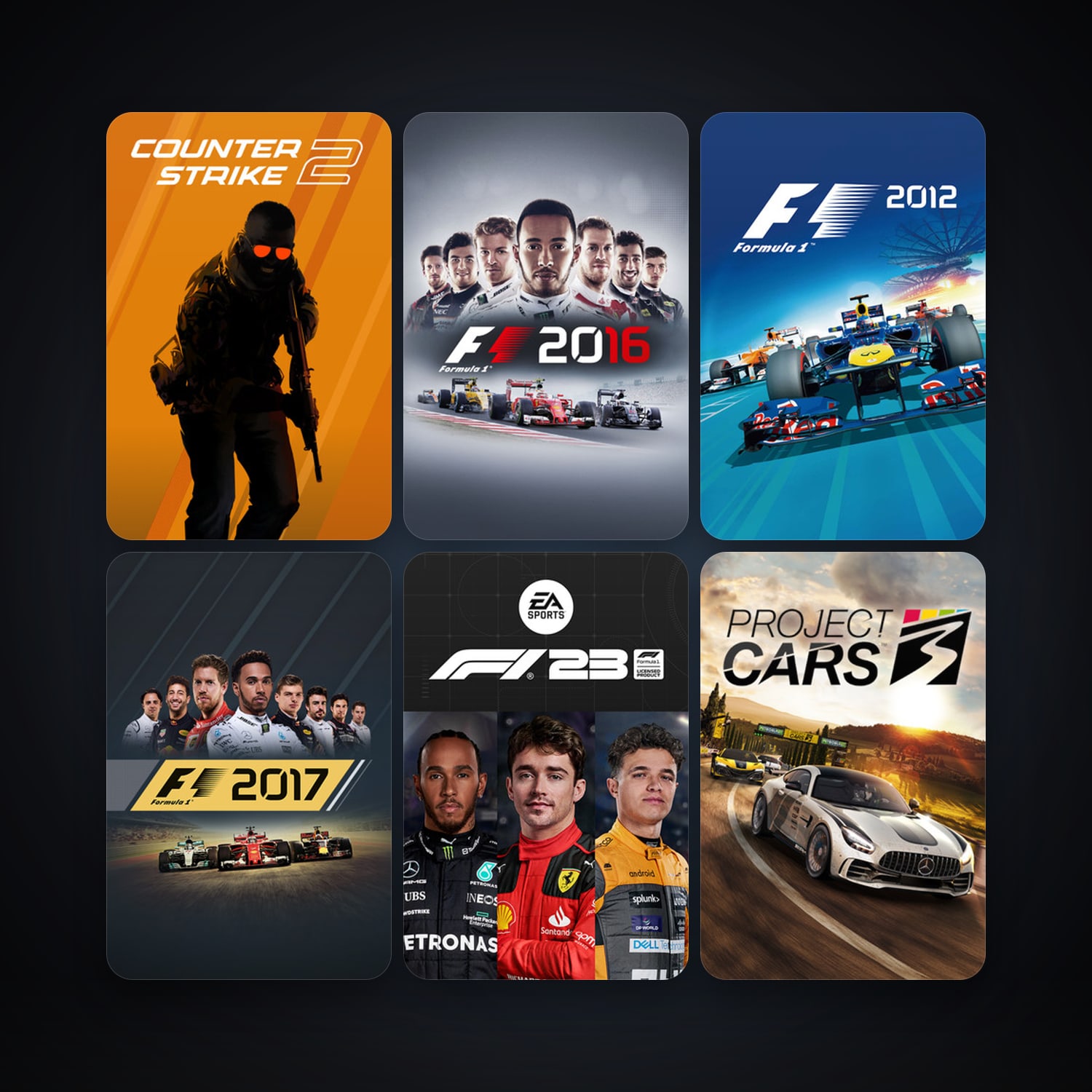 CS2 Prime + F1 2011, 50 games, Steam 11, clean — HabibiAccounts