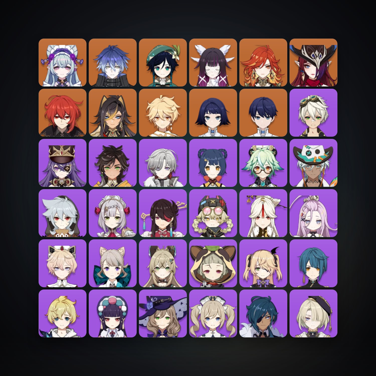 Genshin Impact | AR 56 | 46 Chars | 8× 5★ — Genshin / miHoYo Account — HabibiAccounts