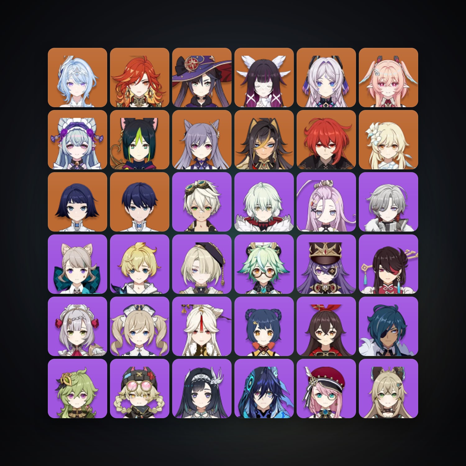 Genshin Impact | AR 58 | 46 Chars | 11× 5★ — Genshin / miHoYo Account — HabibiAccounts
