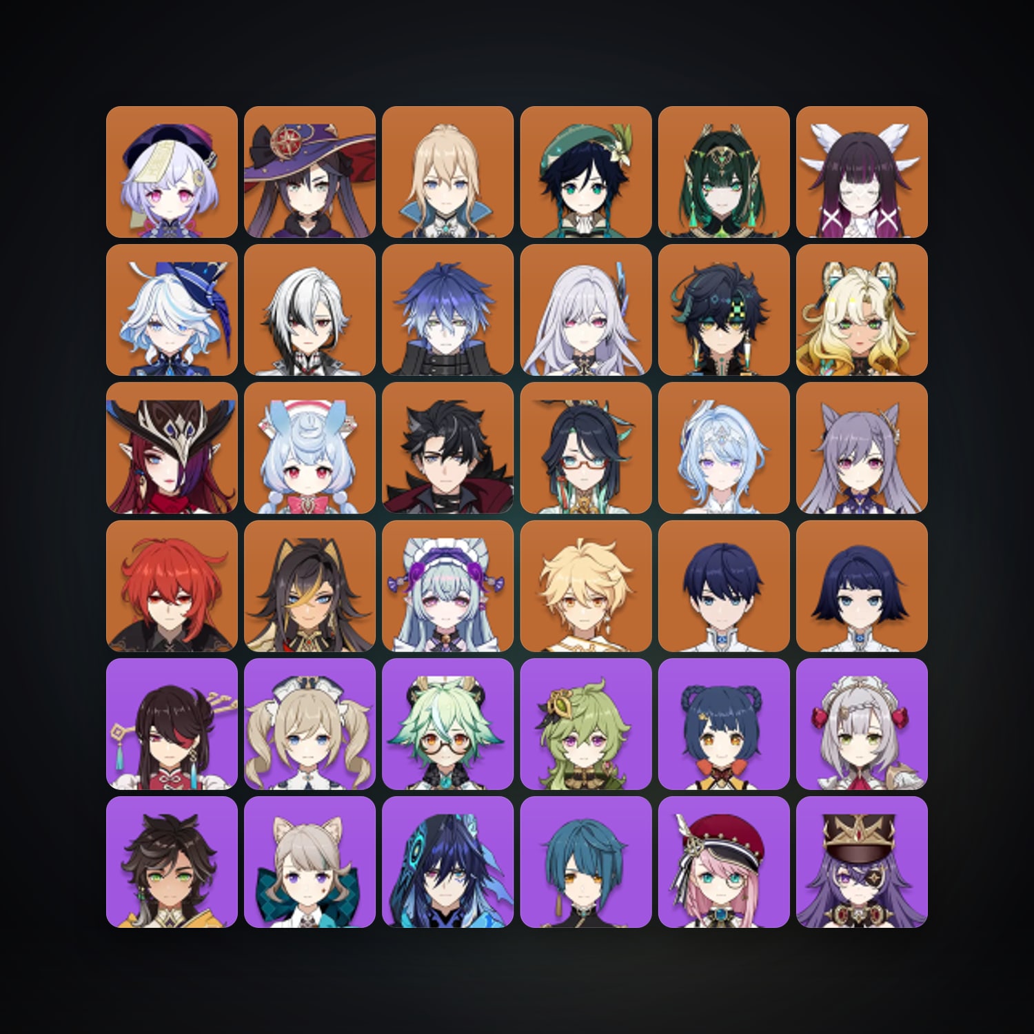 Genshin Impact | AR 59 | 71 Chars | 21× 5★ — Genshin / miHoYo Account — HabibiAccounts