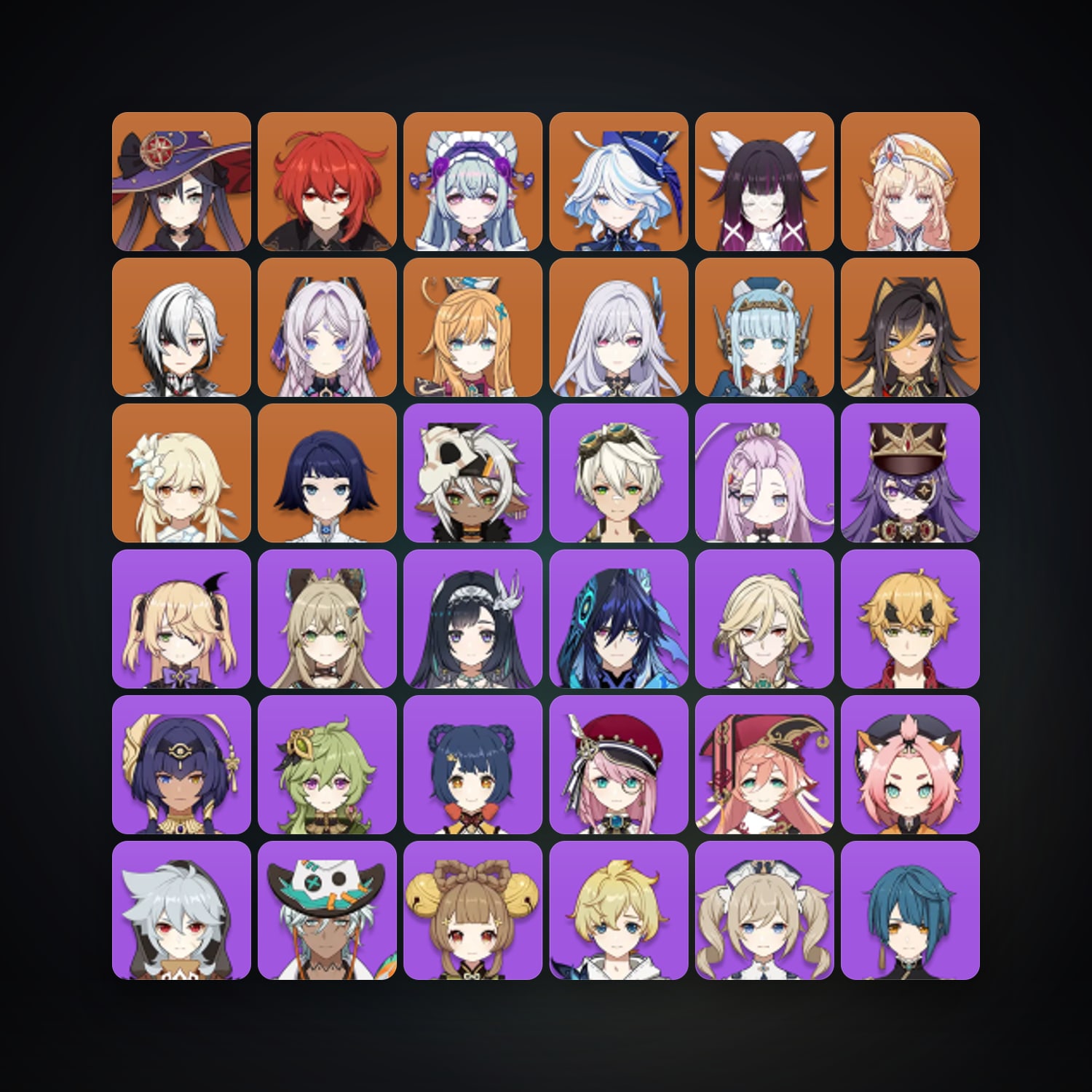 Genshin Impact | AR 58 | 60 Chars | 12× 5★ — Genshin / miHoYo Account — HabibiAccounts