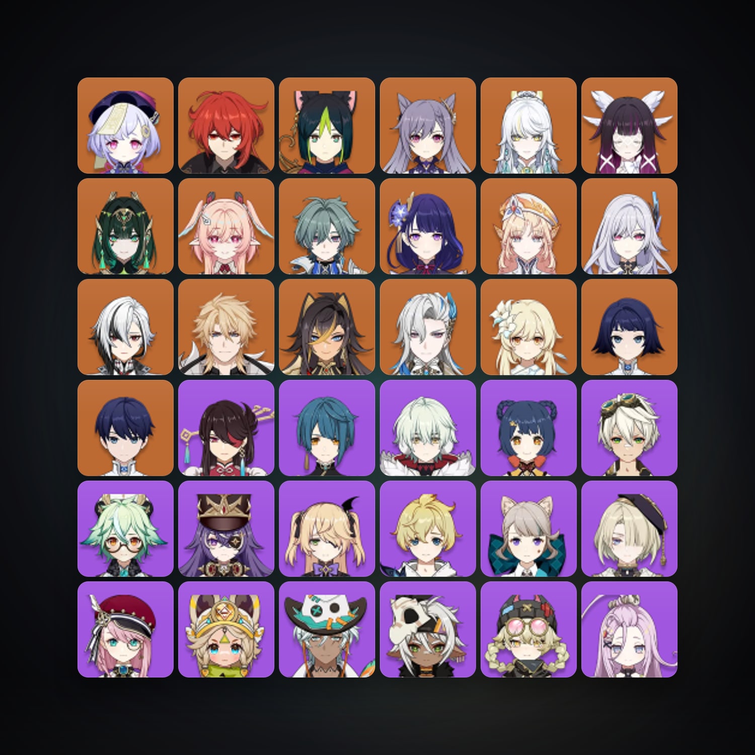 Genshin Impact | AR 58 | 60 Chars | 16× 5★ — Genshin / miHoYo Account · 260321449 — HabibiAccounts