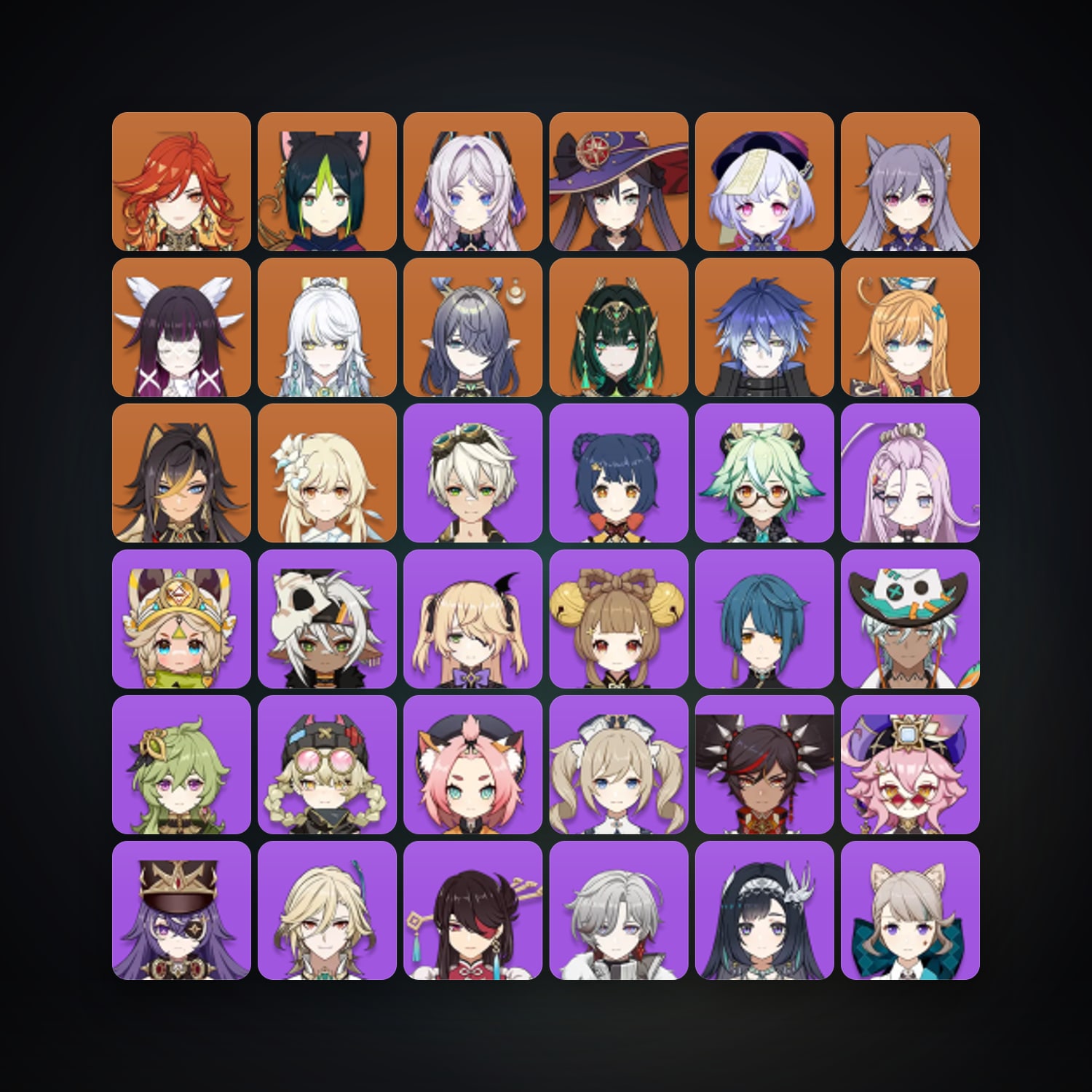 Genshin Impact | AR 58 | 62 Chars | 13× 5★ — Genshin / miHoYo Account — HabibiAccounts