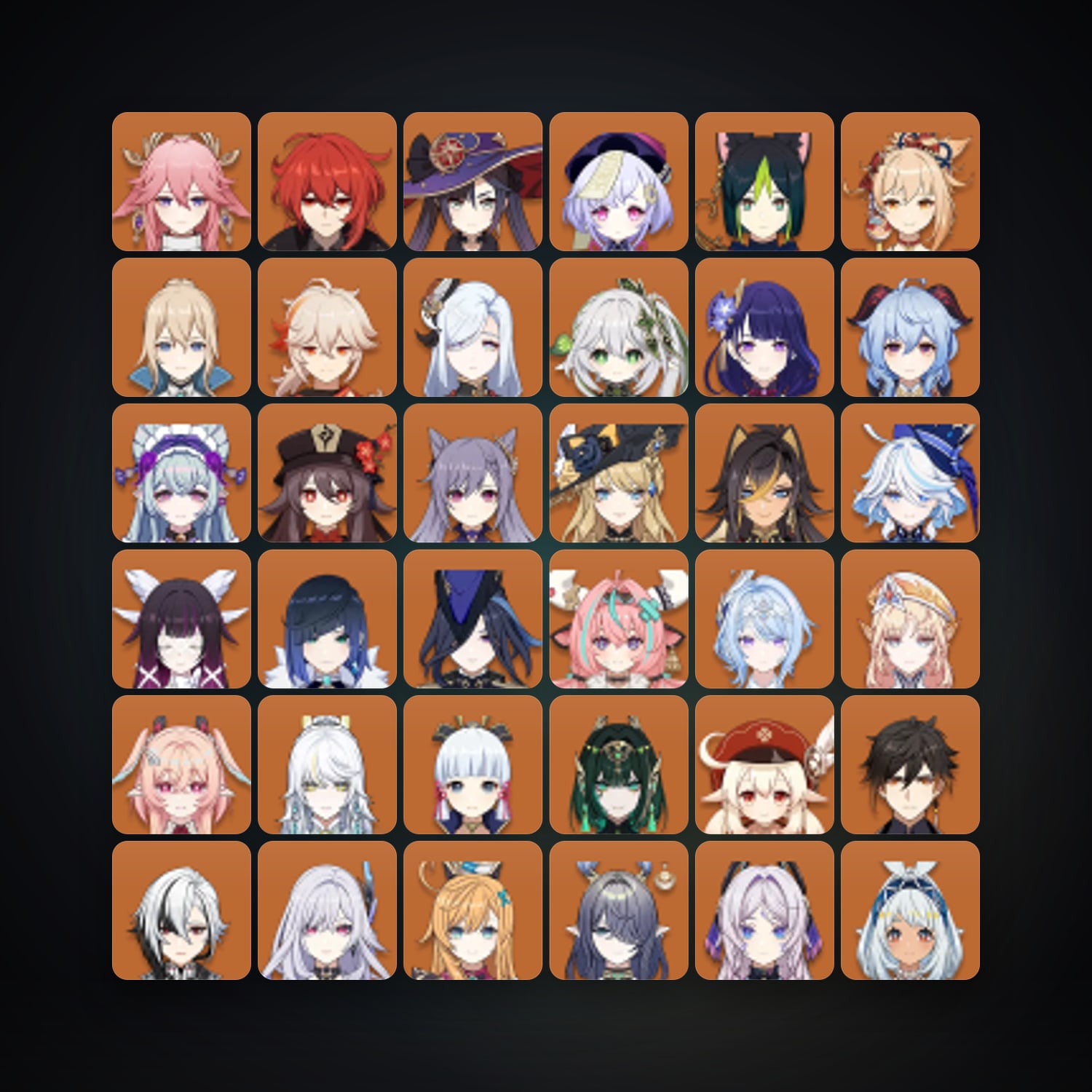 Genshin Impact | AR 60 | 102 Chars | 48× 5★ — Genshin / miHoYo Account — HabibiAccounts