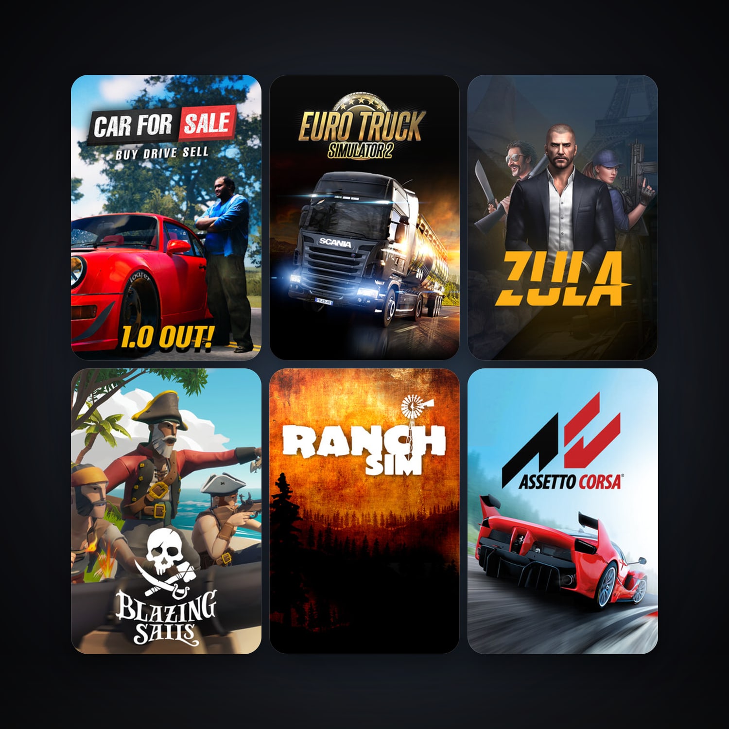 Free CS2 (No Prime) + Euro Truck Simulator 2, 21 games, clean — HabibiAccounts