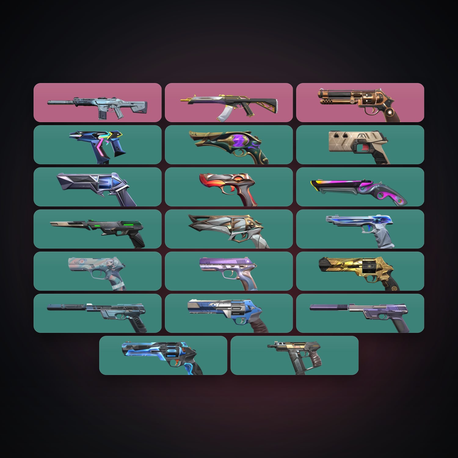 AP Diamond 1 locker — 21 skins, lvl 346 — HabibiAccounts