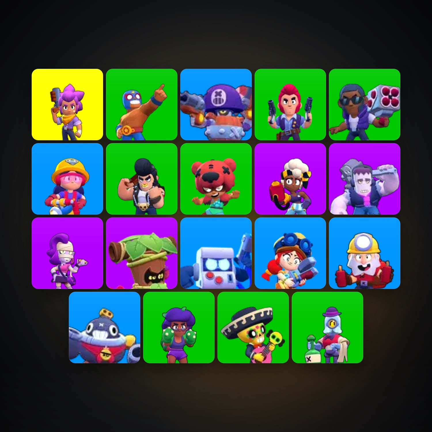 19 Brawlers | 500 Trophies — HabibiAccounts