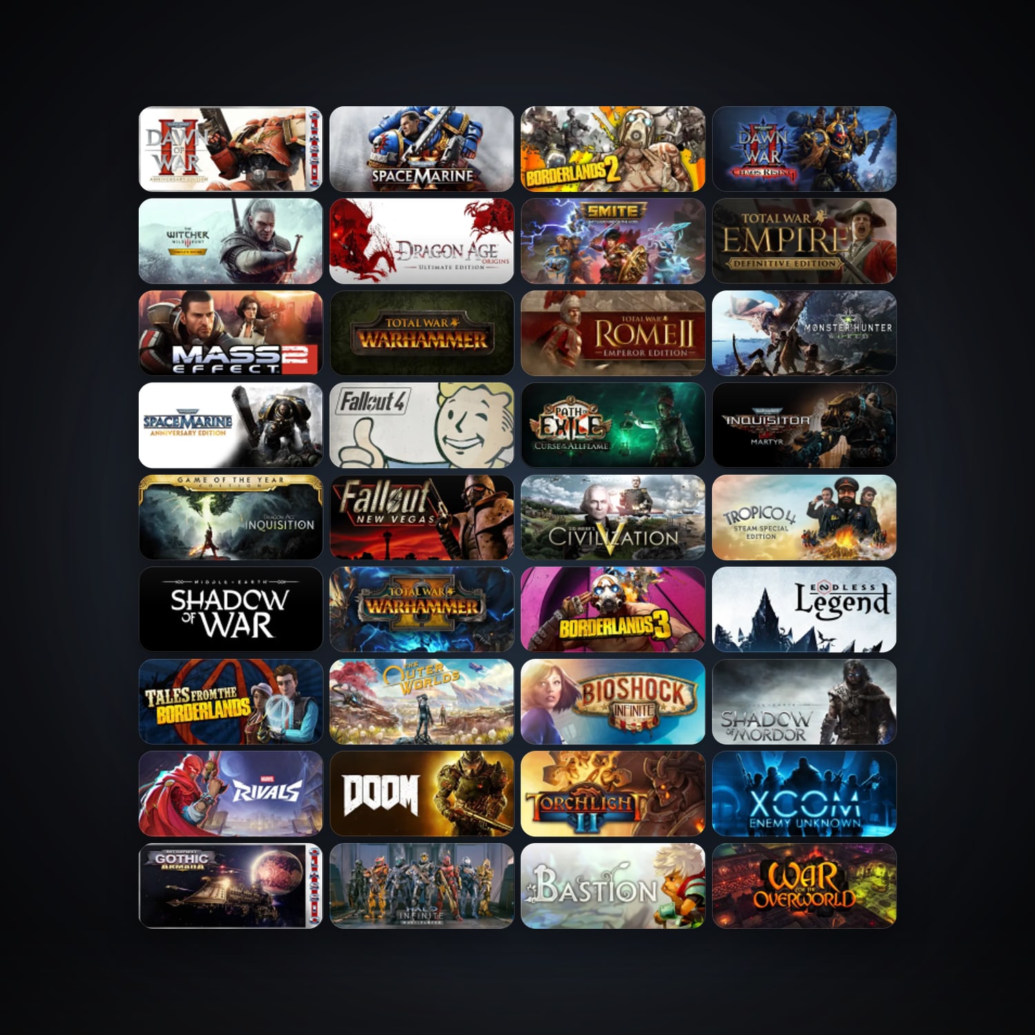 Dota 2 + Warhammer 40,000: Dawn of War - Game of the Year Edition, 230 games, Steam 52, clean — HabibiAccounts