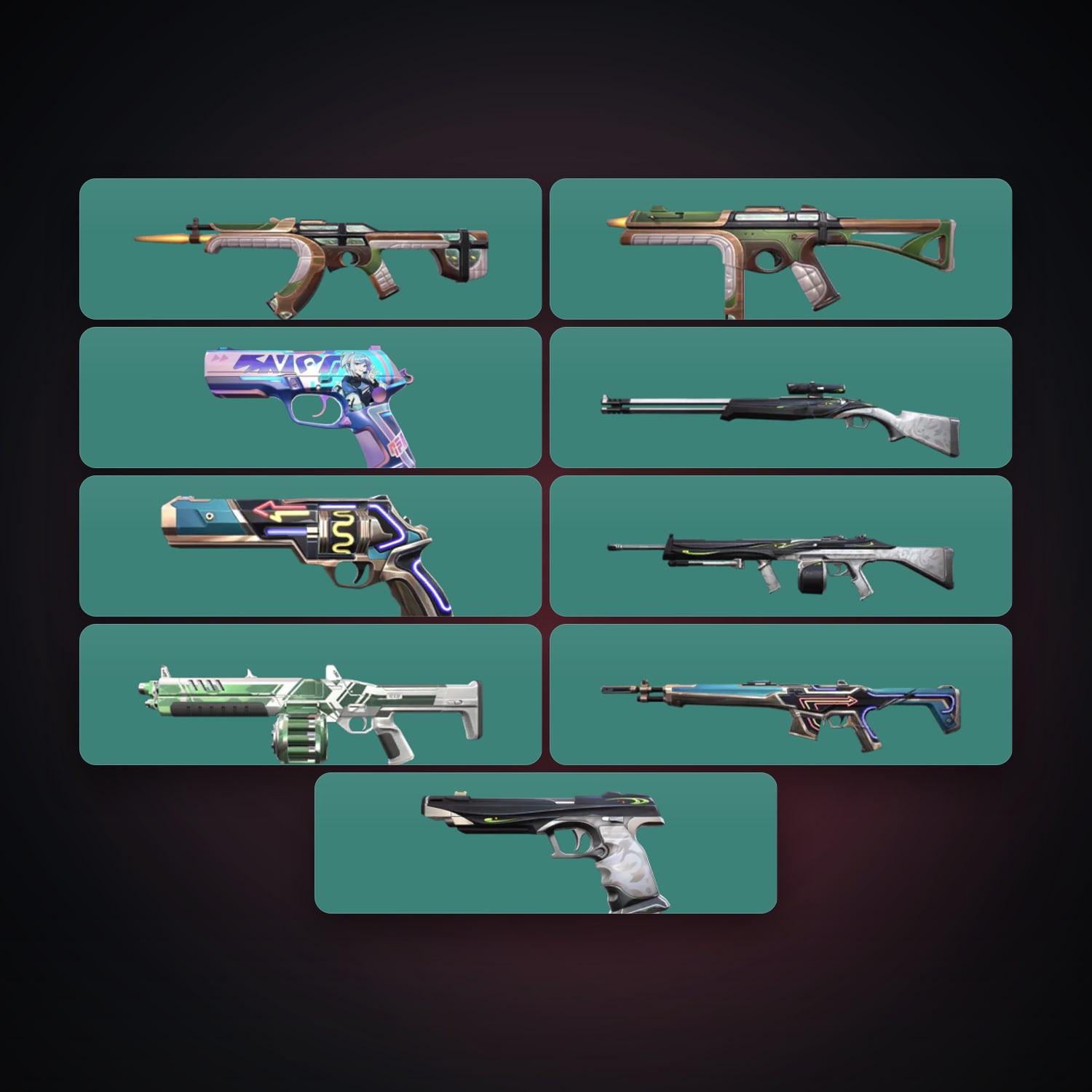 EU Iron 1 locker — 9 skins, lvl 61 — HabibiAccounts