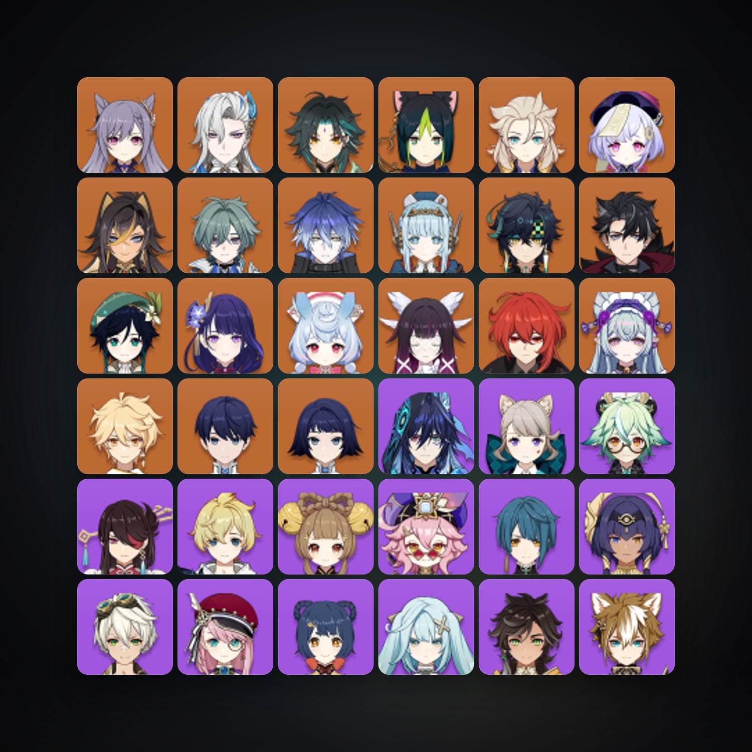 Genshin Impact | AR 60 | 69 Chars | 18× 5★ — Genshin / miHoYo Account — HabibiAccounts
