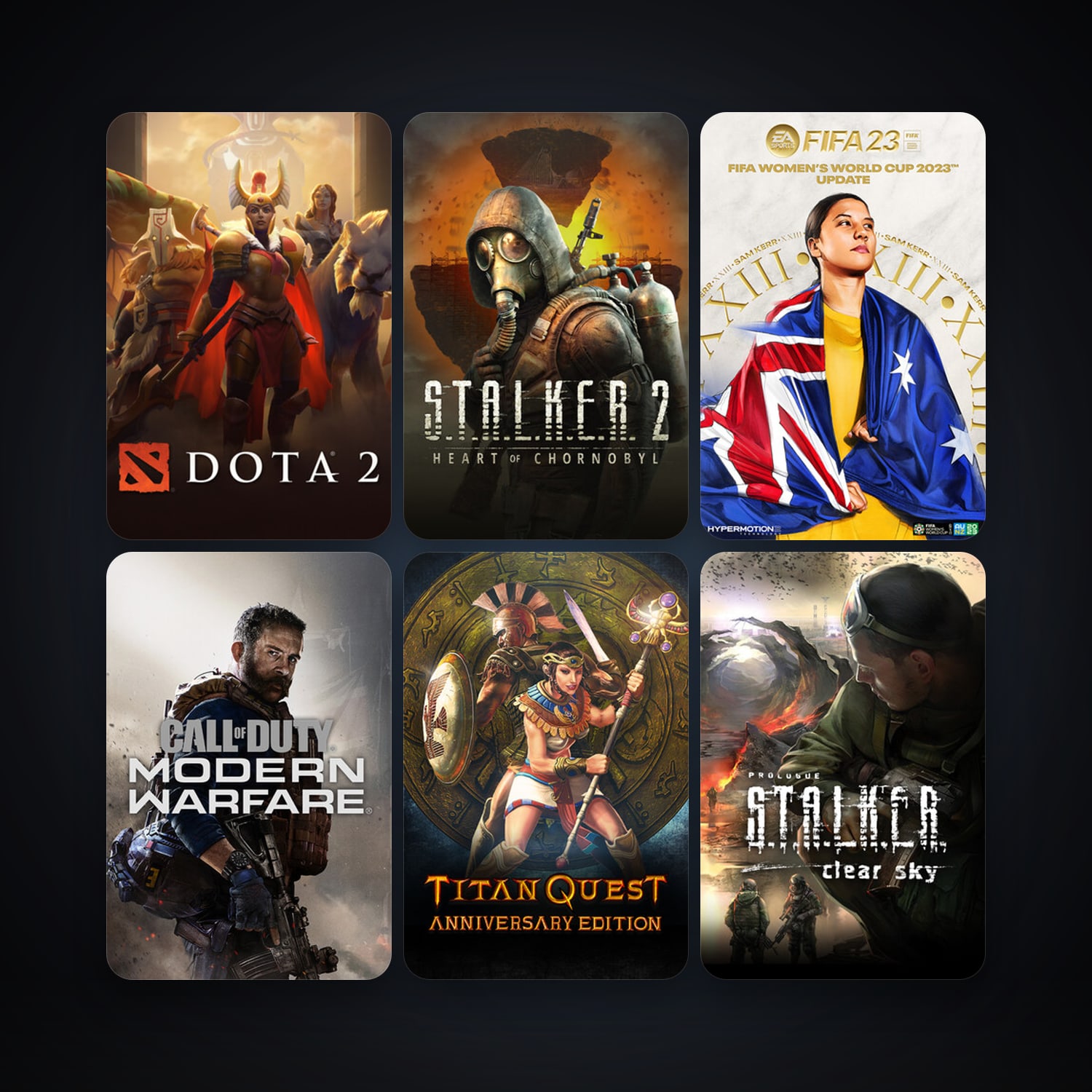 Dota 2 + S.T.A.L.K.E.R.: Clear Sky, 37 games, clean — HabibiAccounts