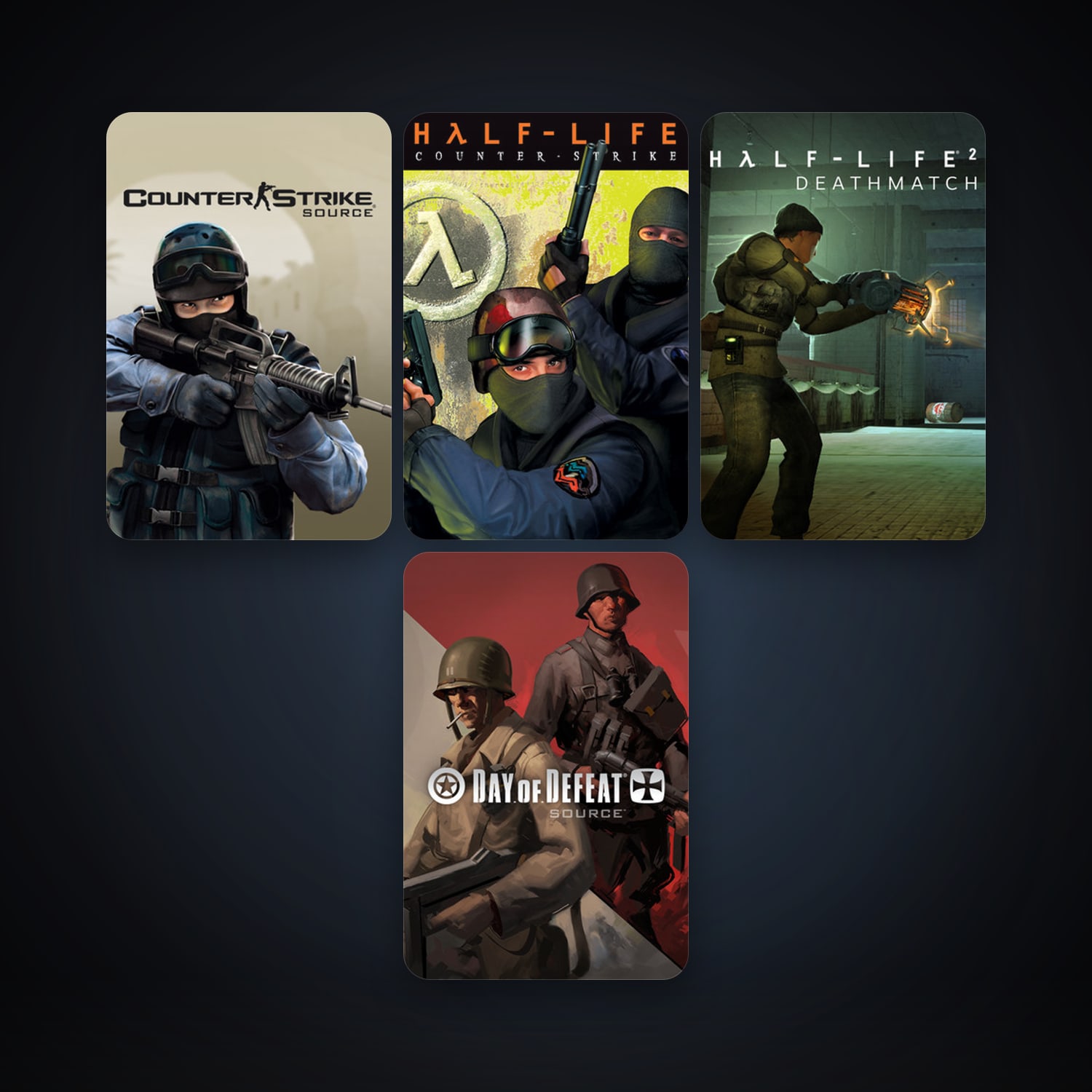 Counter-Strike + Day of Defeat, 11 games, clean — HabibiAccounts