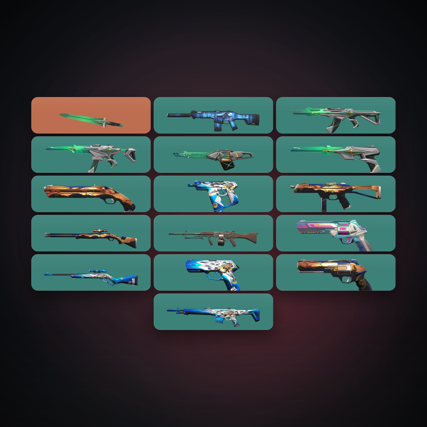 AP Bronze 1 locker — 1 knives, 16 skins, lvl 73 — HabibiAccounts