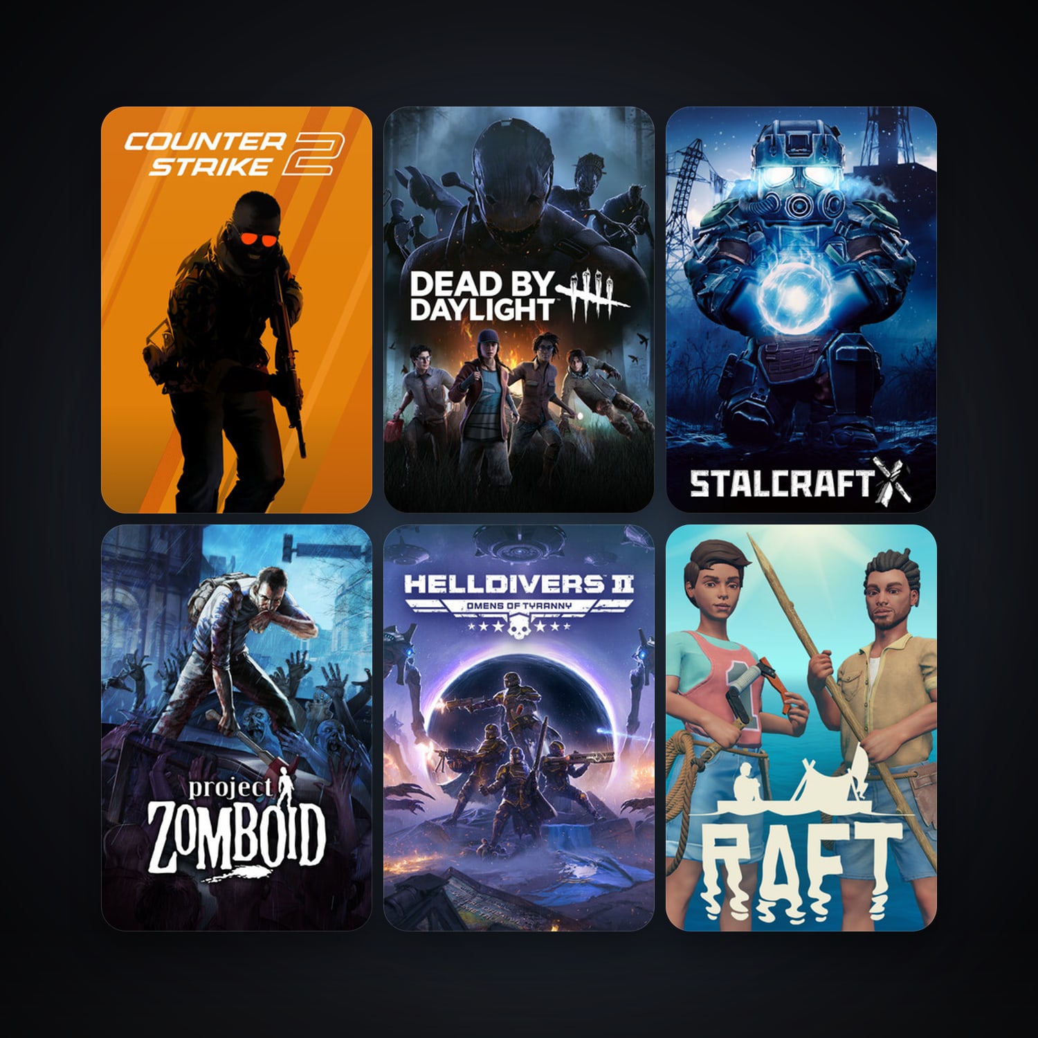 CS2 Prime + Project Zomboid, 82 games, Steam 17, clean — HabibiAccounts