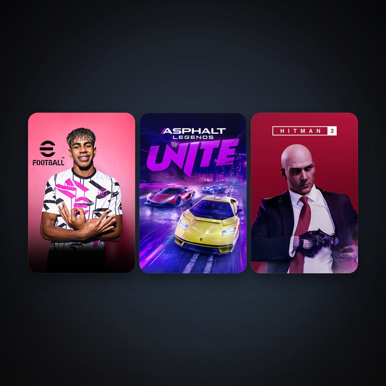 HITMAN 2 + eFootball 2024, 13 games, clean — HabibiAccounts