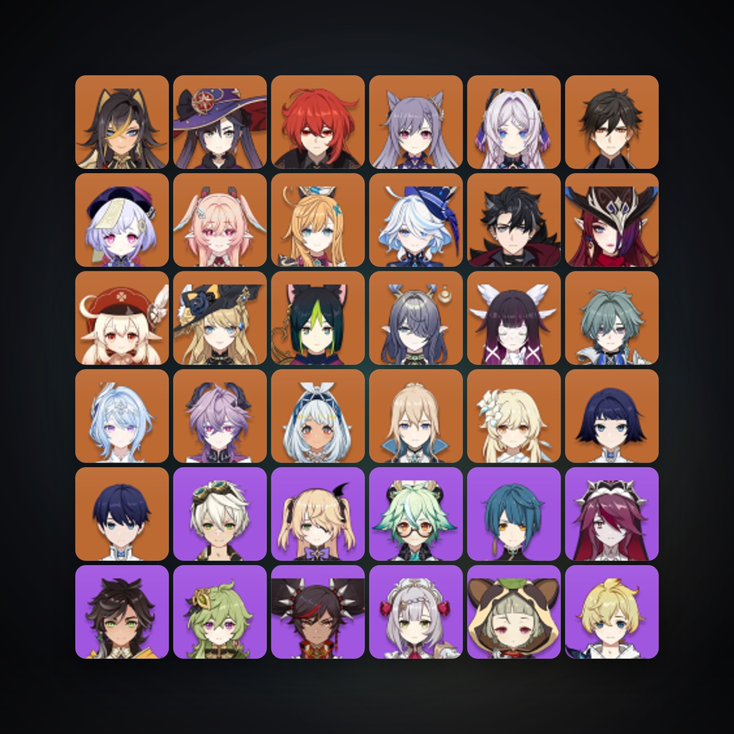 Genshin Impact | AR 60 | 75 Chars | 22× 5★ — Genshin / miHoYo Account — HabibiAccounts