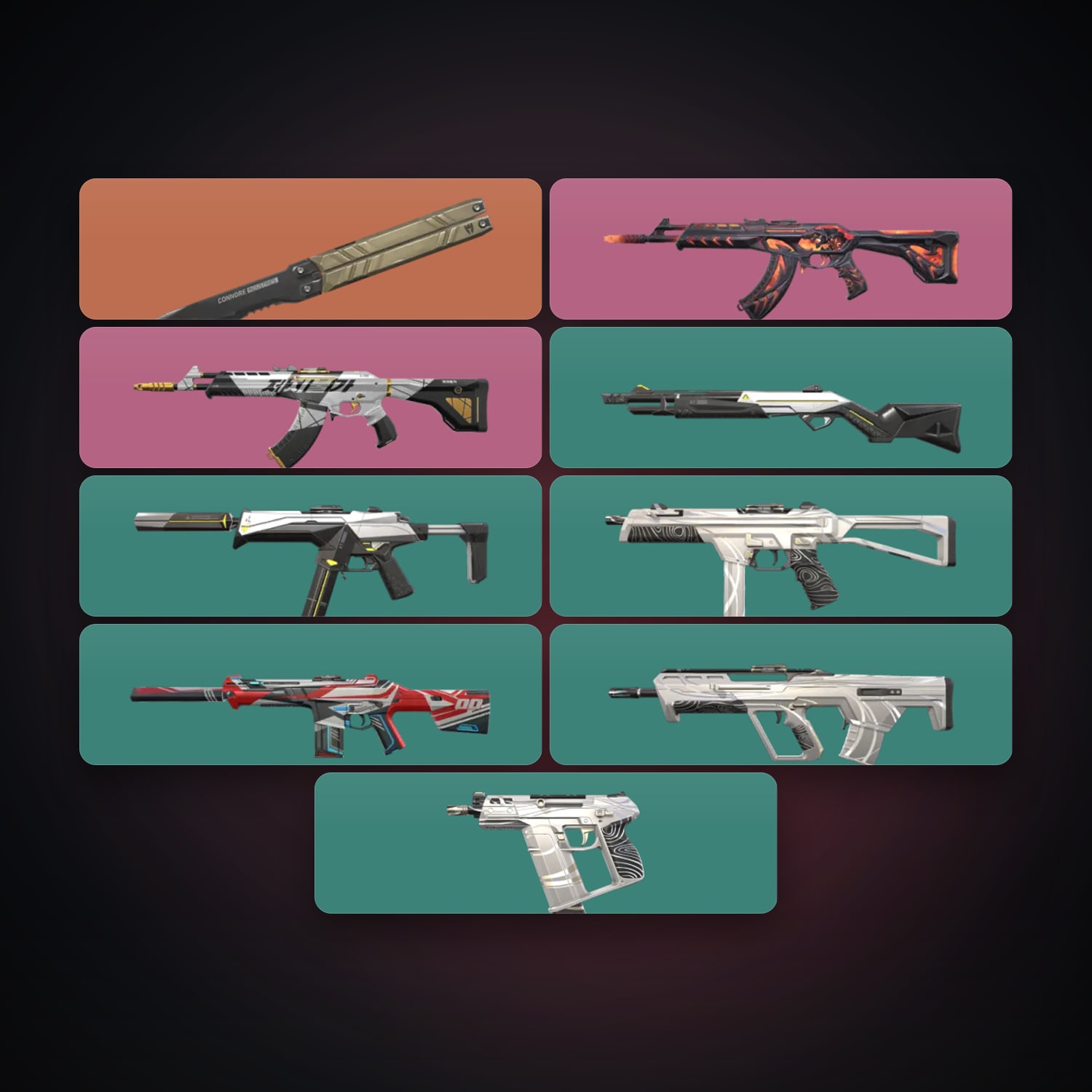 EU locker — 1 knives, 9 skins, lvl 21 — HabibiAccounts