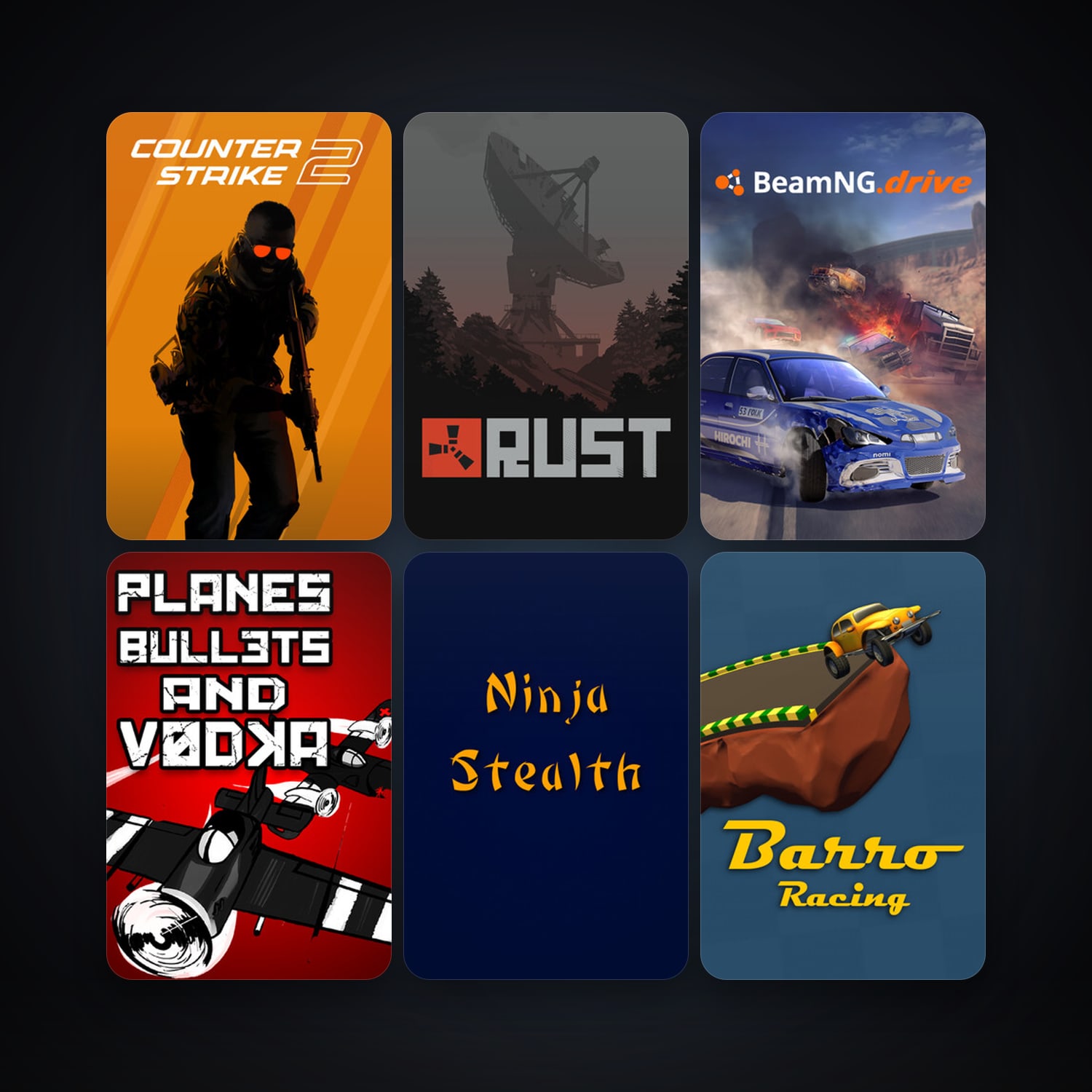 CS2 Prime + Rust, 137 games, Steam 124, clean — HabibiAccounts