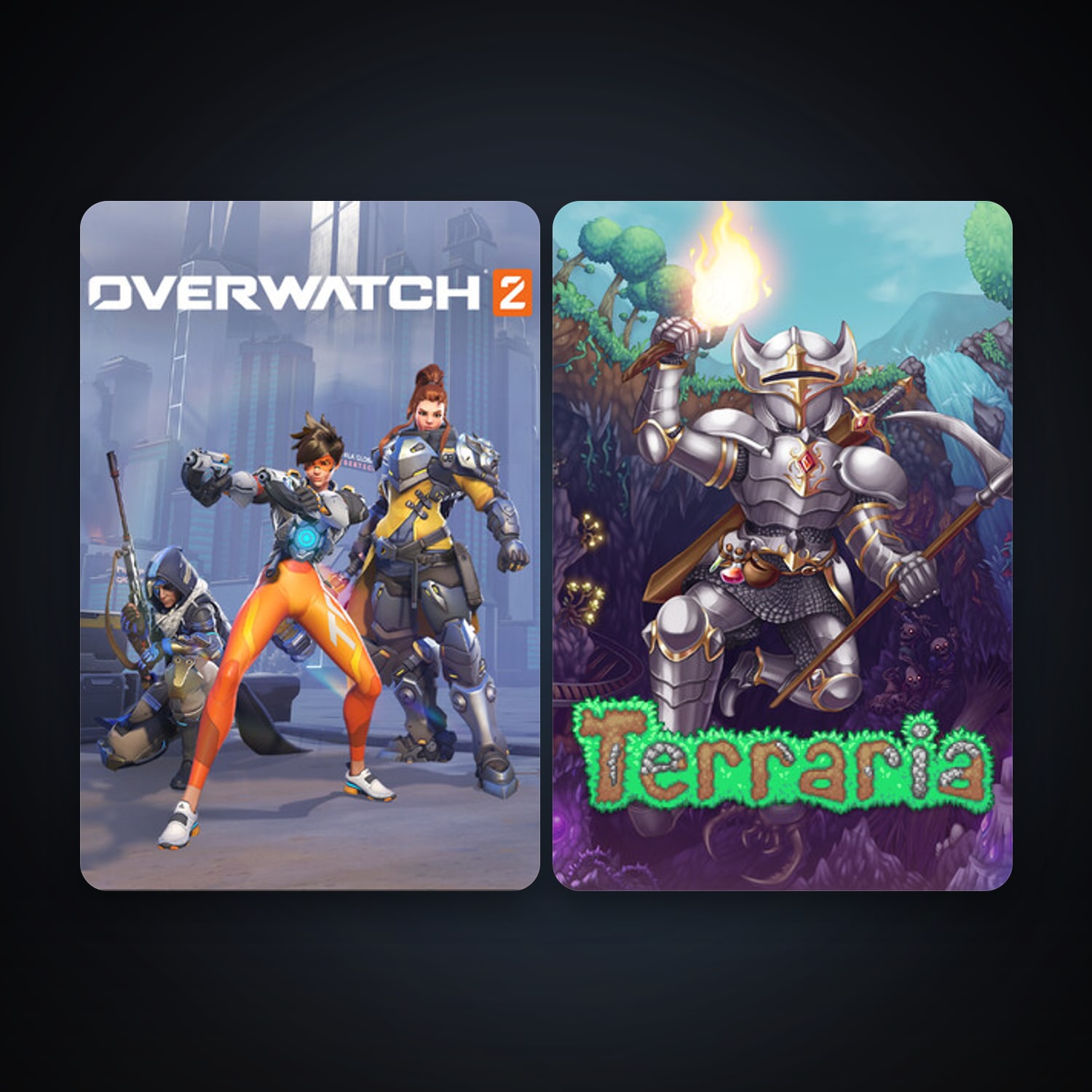 Terraria + Overwatch 2, 3 games, clean — HabibiAccounts
