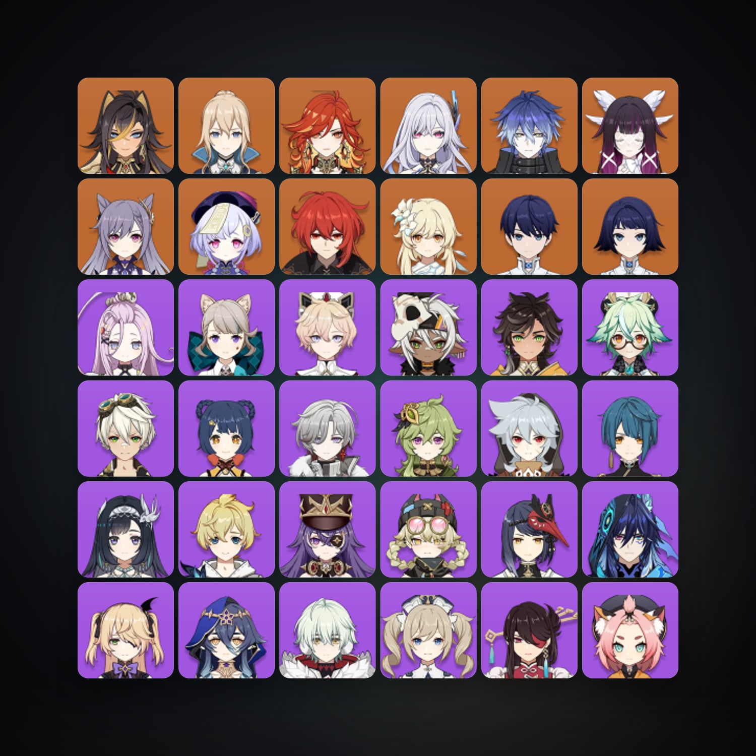 Genshin Impact | AR 55 | 45 Chars | 9× 5★ — Genshin / miHoYo Account — HabibiAccounts